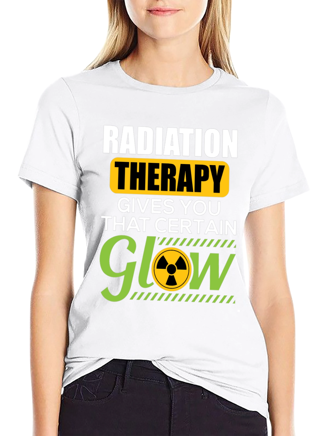 Black Radiation Therapy T-Shirt - That Certain Glow! view 9