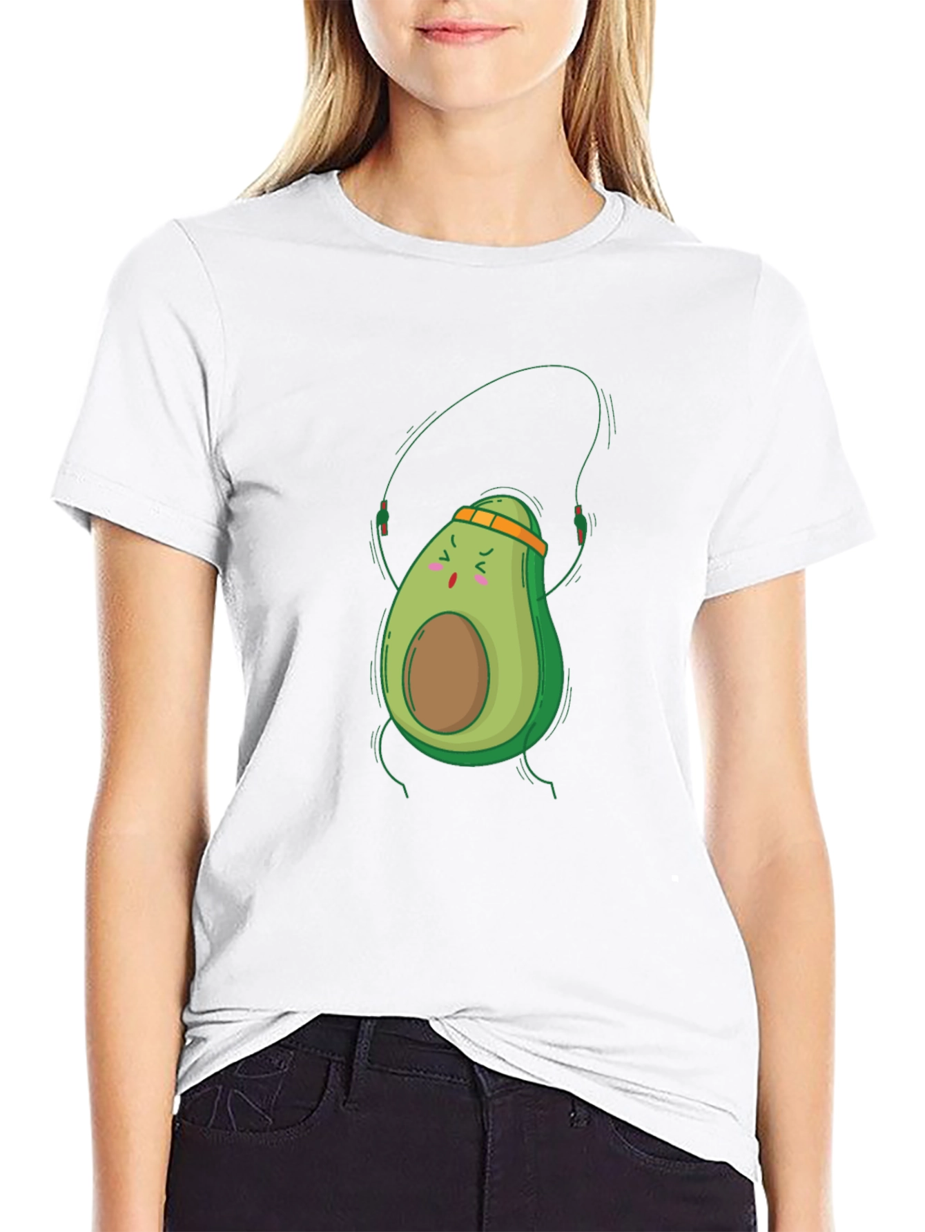 Black Avocado Workout Black T-Shirt view 9