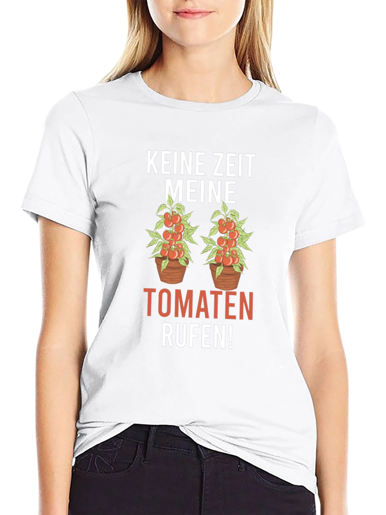 Black Tomato Calling T-Shirt - Gardening Enthusiast Tee view 9