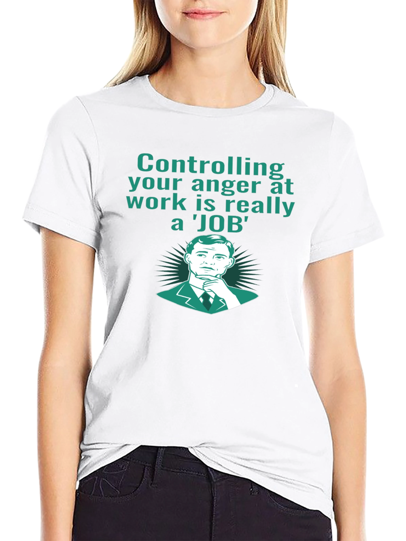 Black Controlling Anger T-Shirt view 9