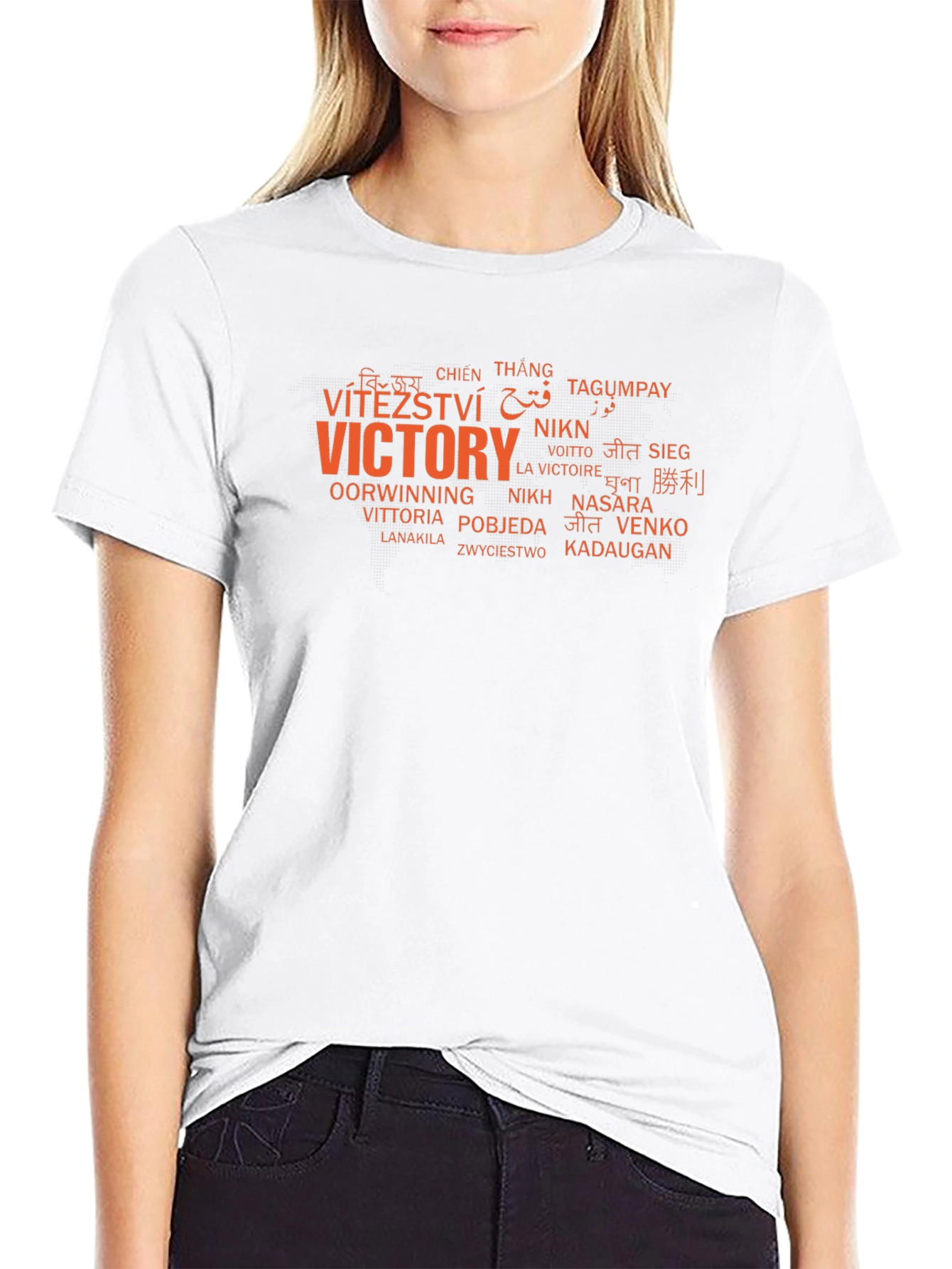 Black Victory Worldwide Graphic Tee - Black view 9