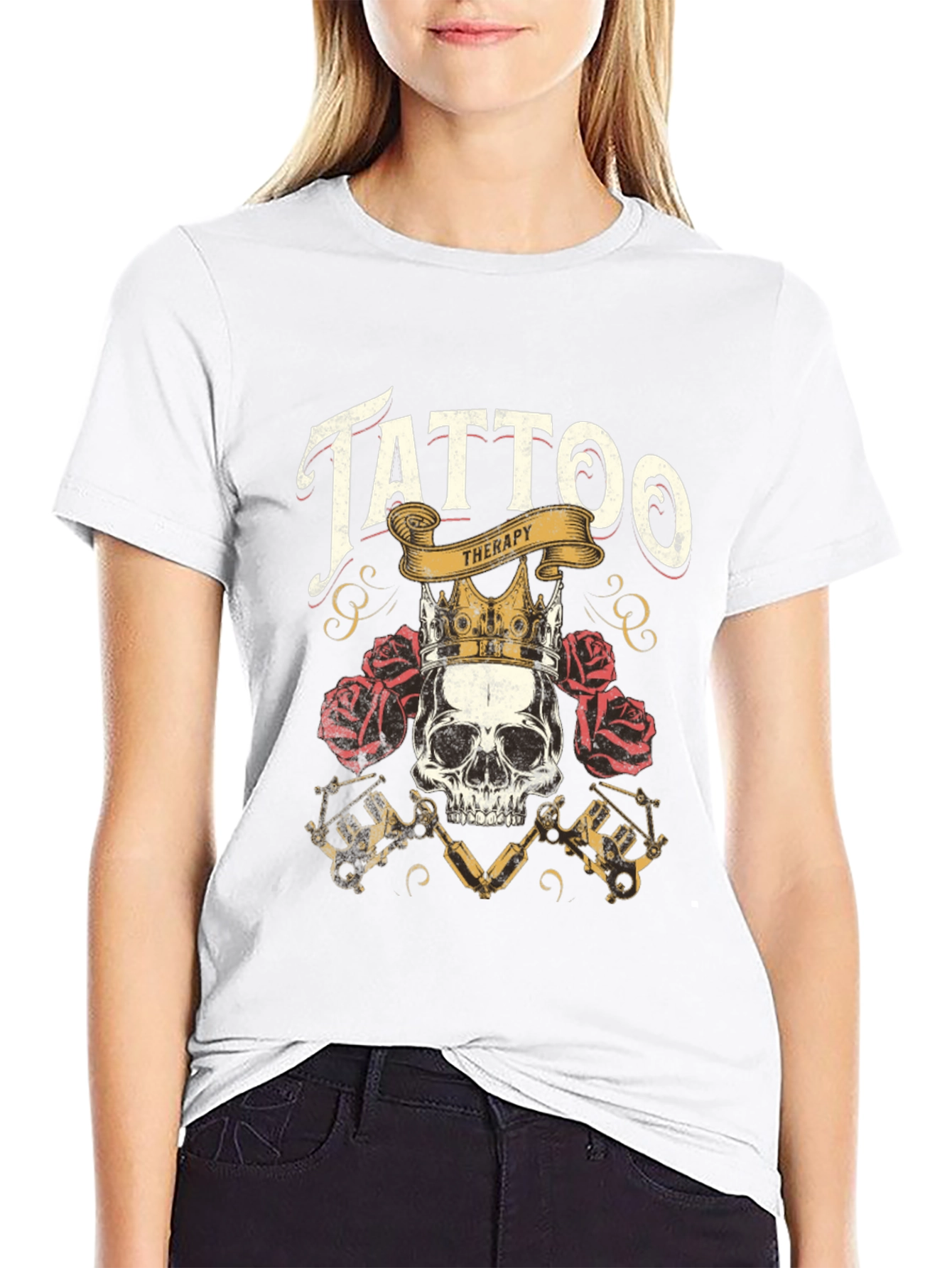 Tattoo Therapy Graphic Tee - Black - 9