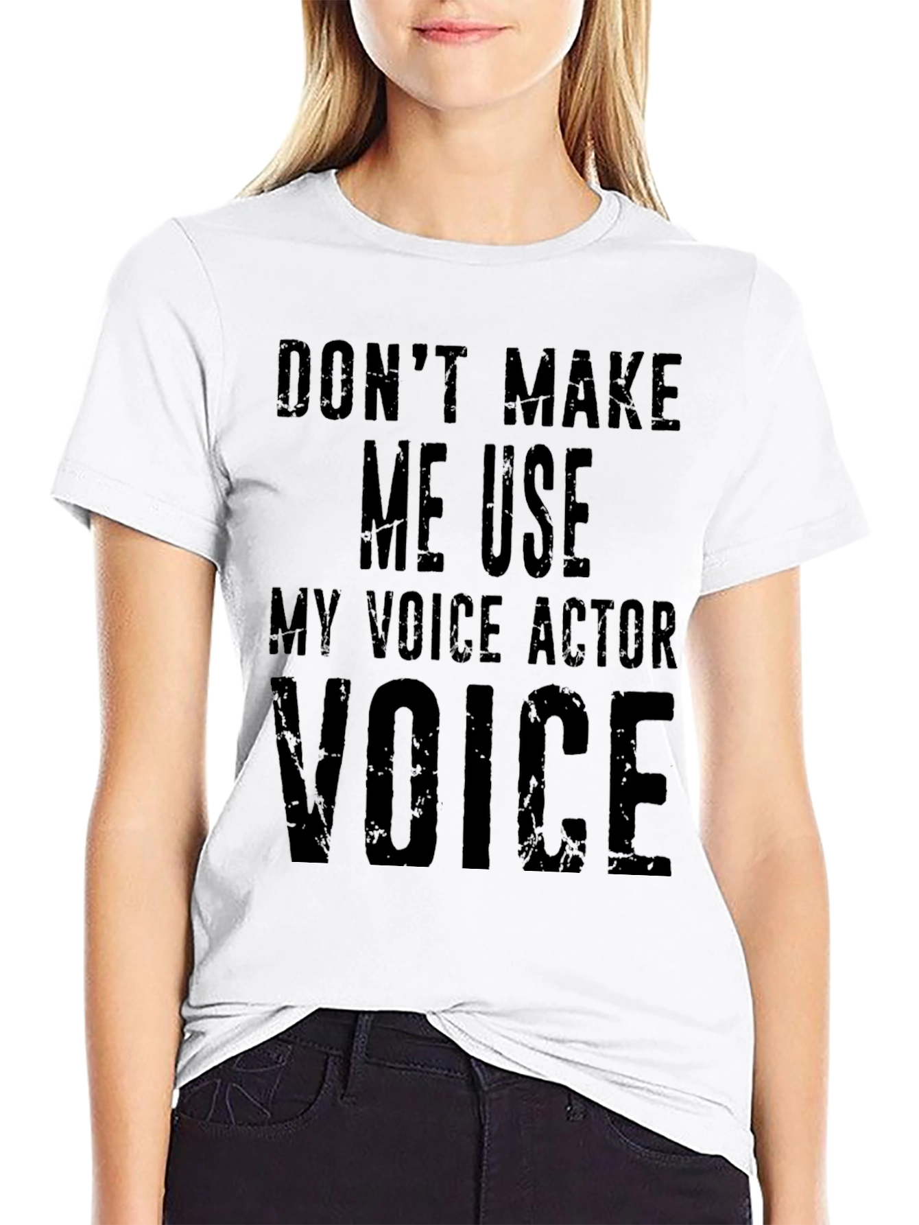Black Voice Actor T-Shirt Funny Gift view 9