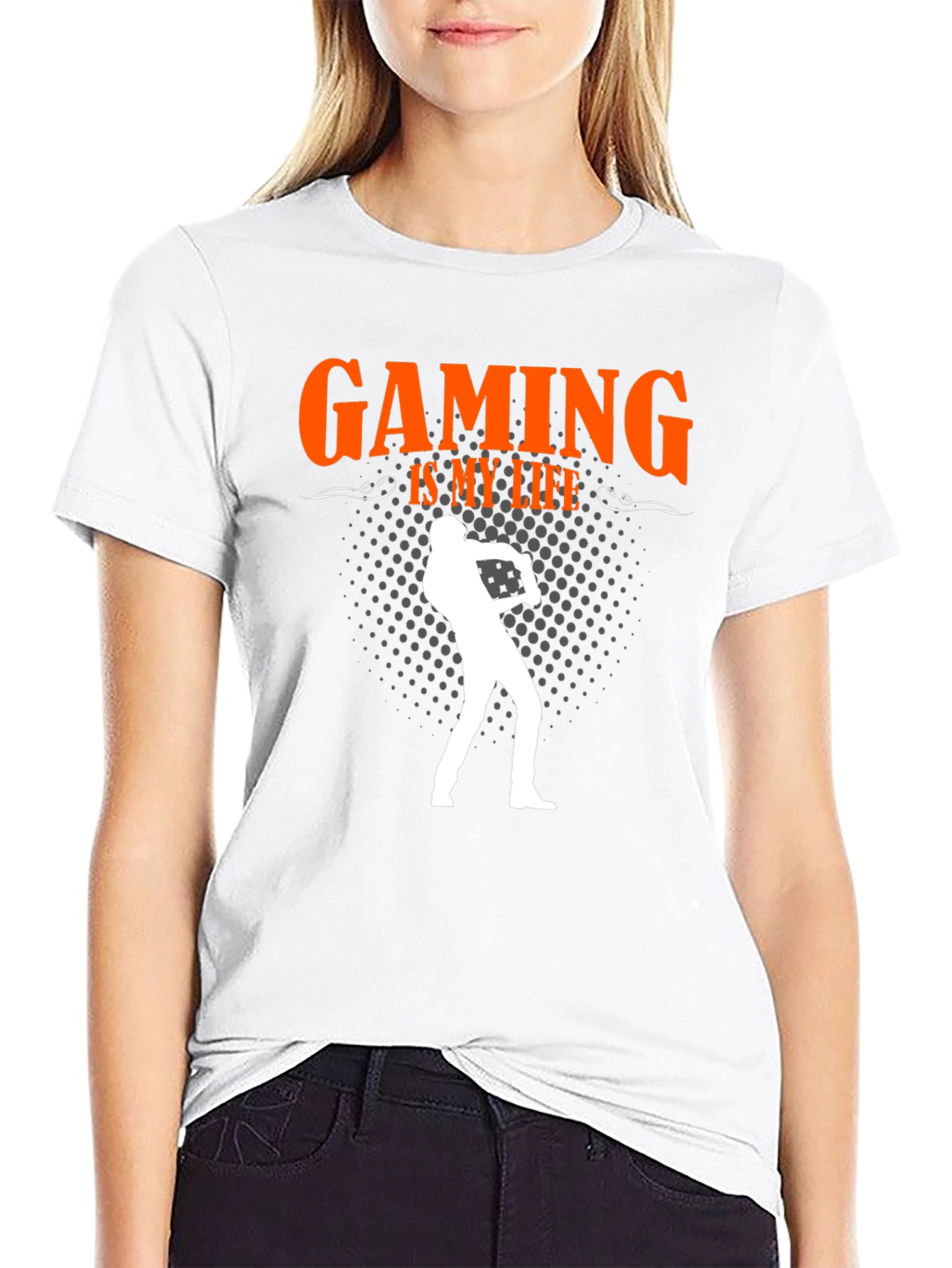 Black Gaming Is My Life T-Shirt - Gamer Gift view 9