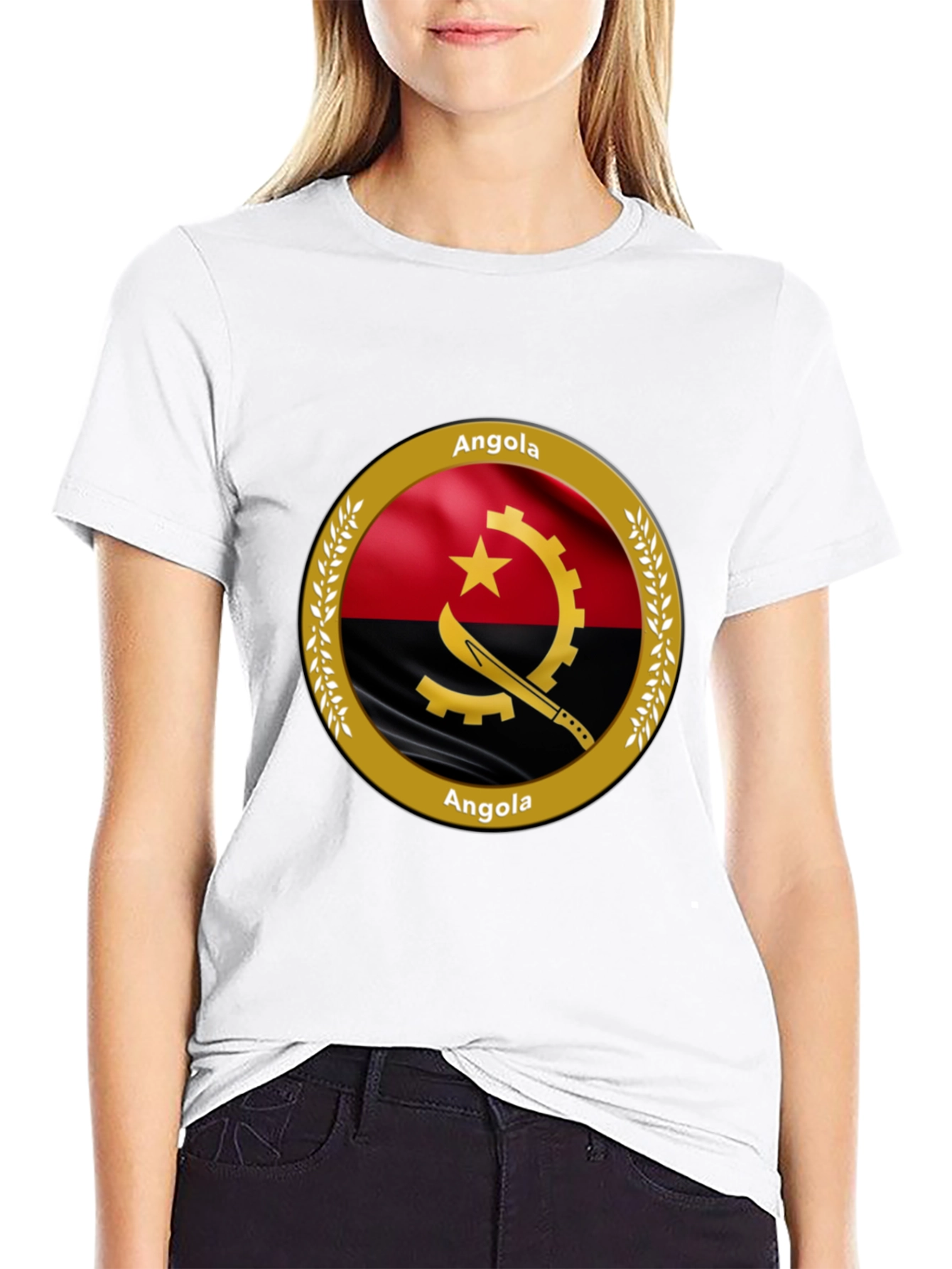 Angola Flag T-Shirt - Patriotic Pride Tee - 9