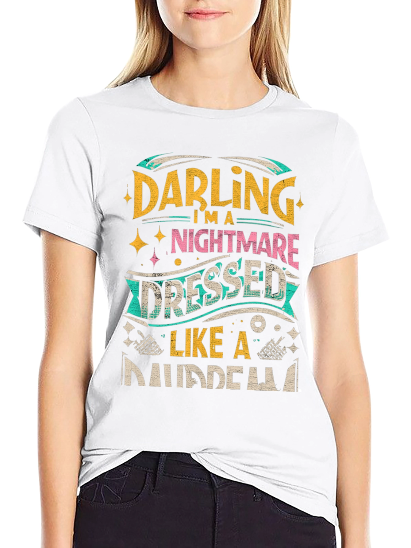 Black Darling Nightmare Graphic Tee view 9
