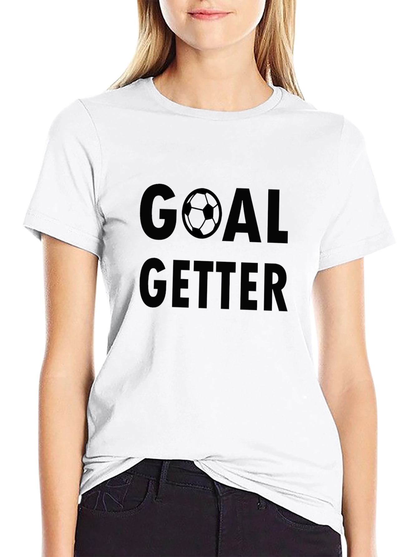 Goal Getter Black Graphic Tee - Soccer Lover Gift - 9