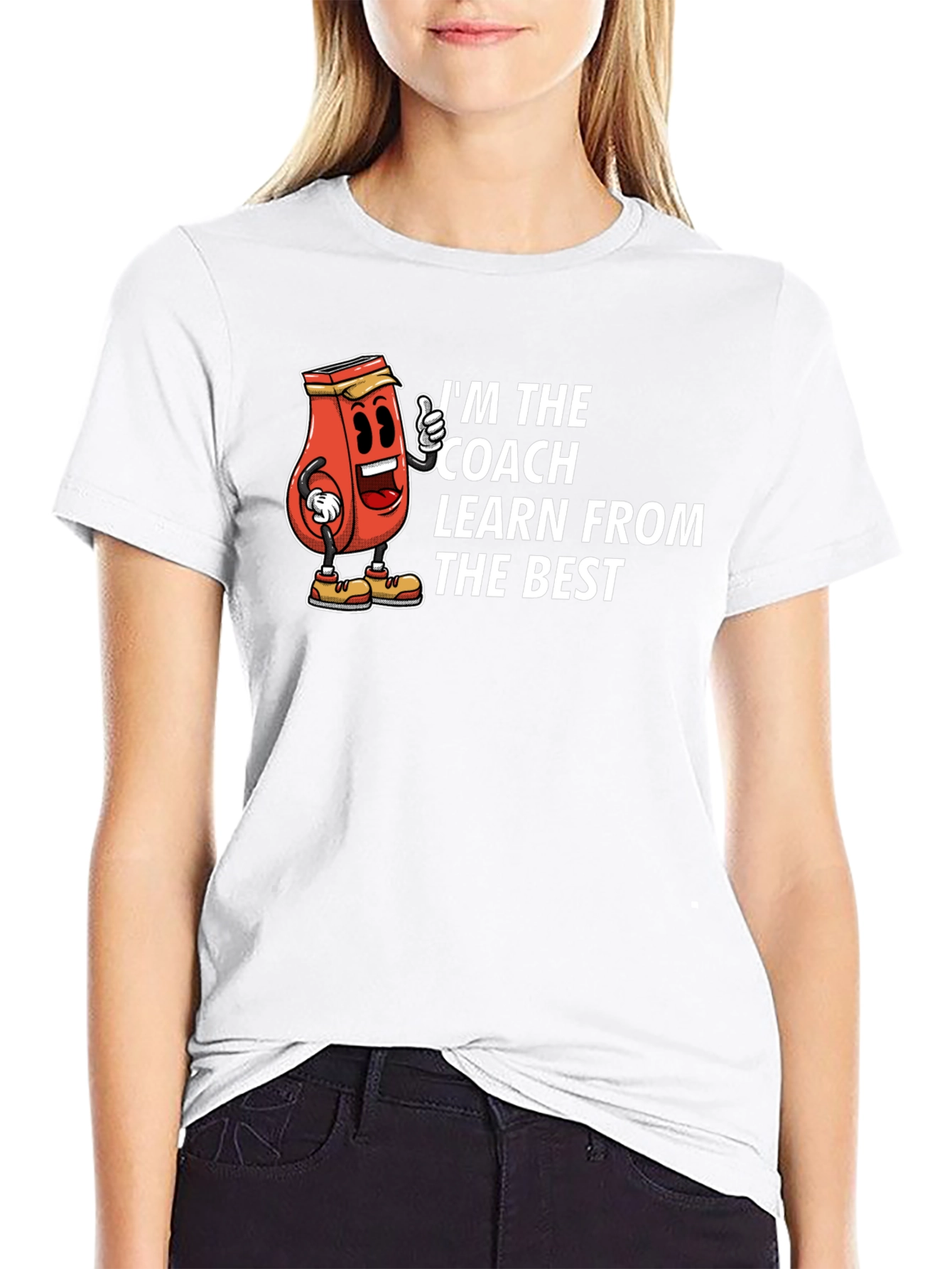 Black I'm The Coach T-Shirt view 9