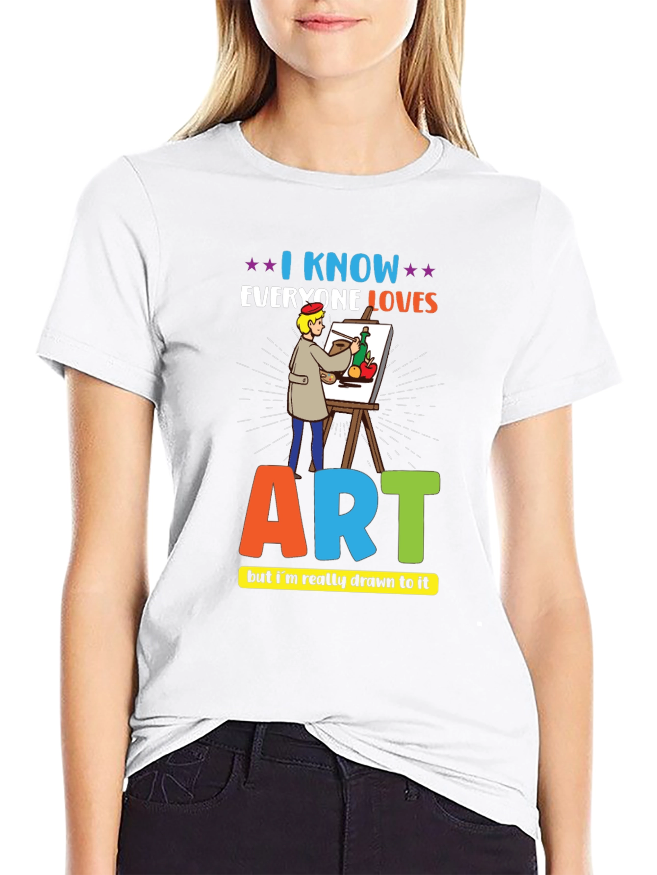 Black Artist Graphic T-Shirt - Art Lover Tee view 9