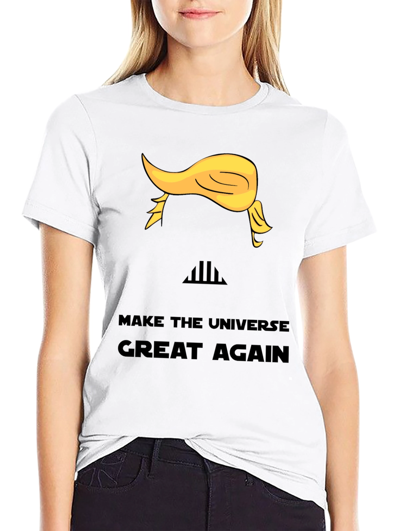 Black Make The Universe Great Again T-Shirt view 9