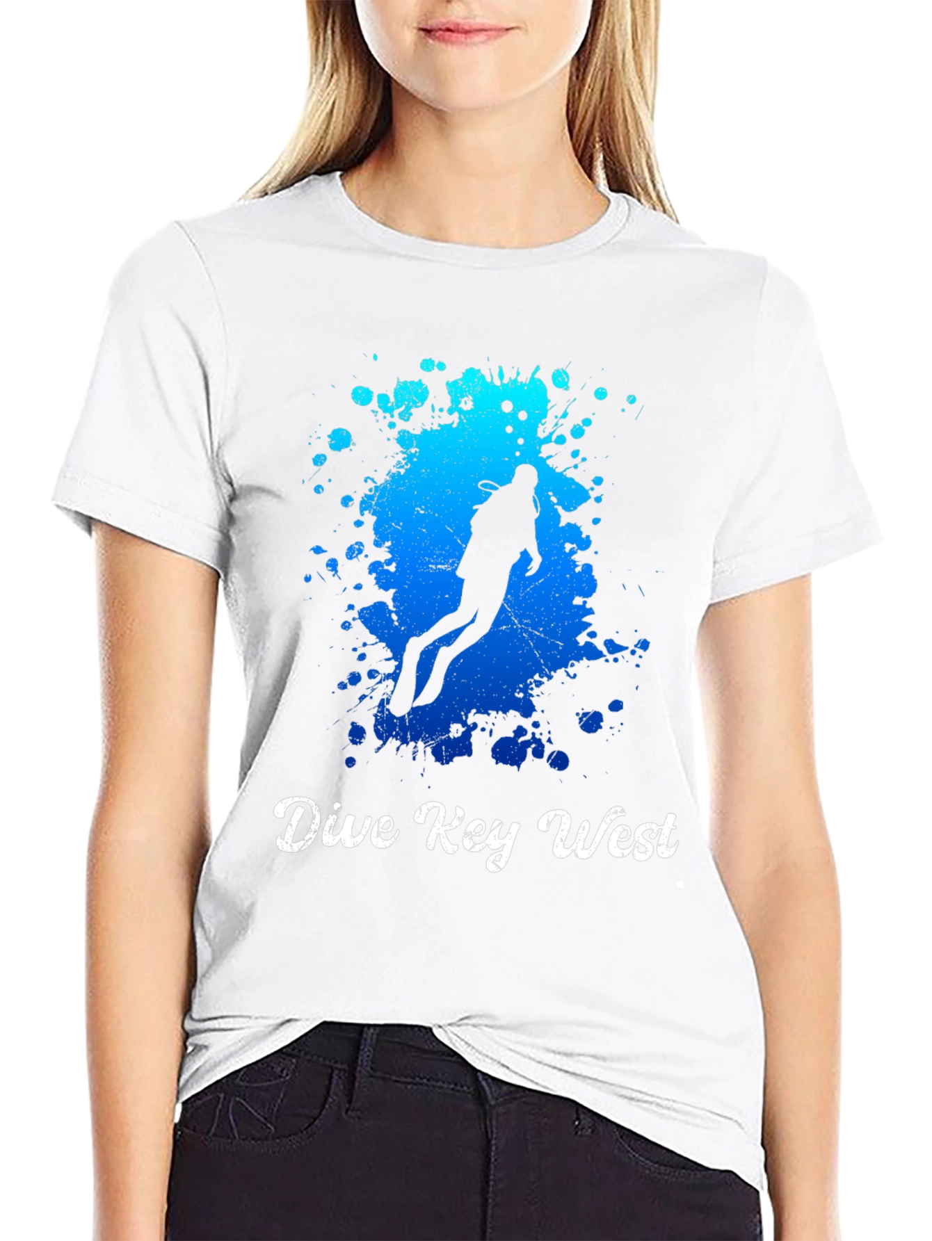 Dive Key West T-Shirt - Scuba Diver Graphic - 9
