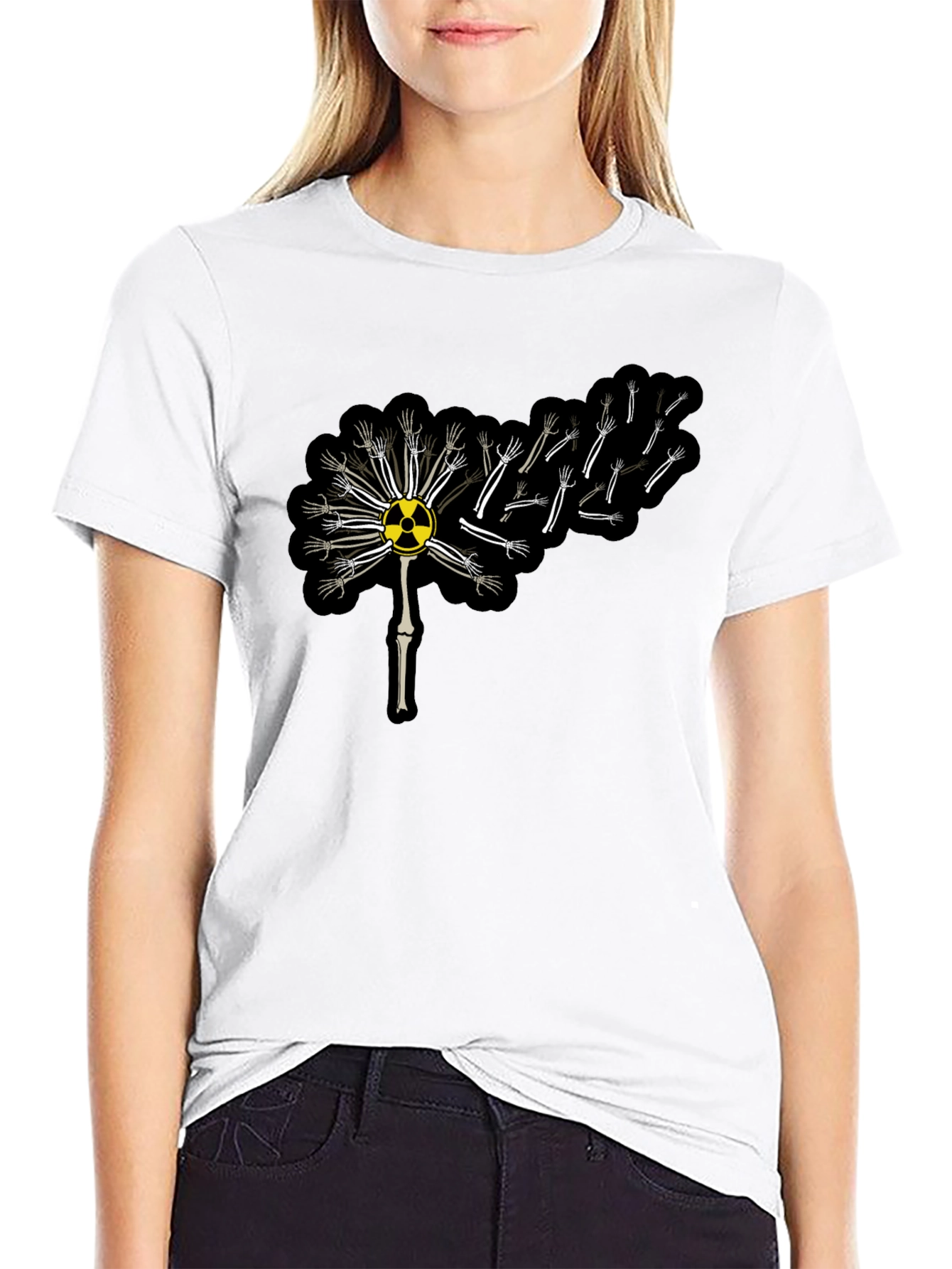 Radioactive Dandelion Graphic T-Shirt - Black - 9
