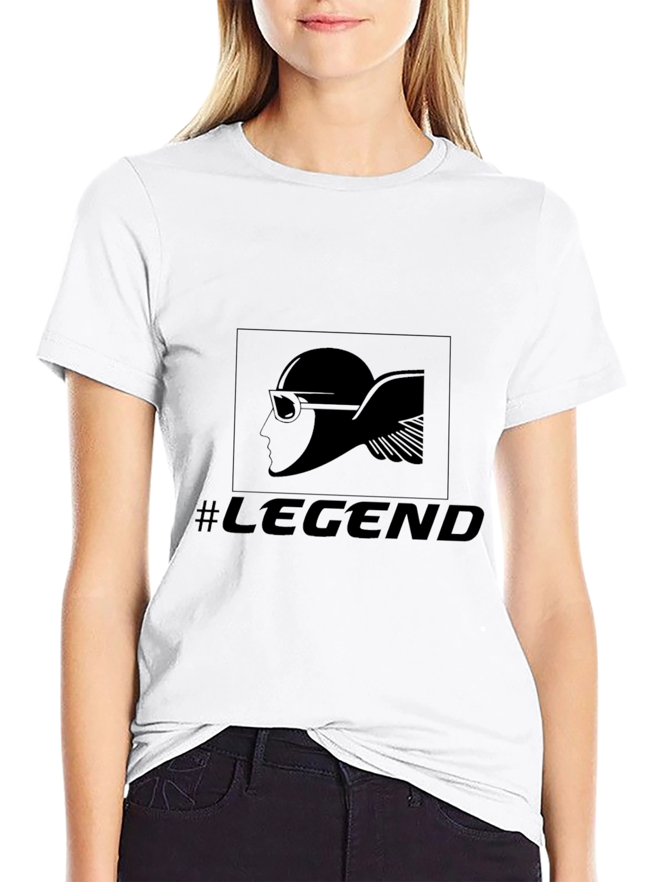 Black Legend Graphic T-Shirt - Soft Cotton Blend view 9