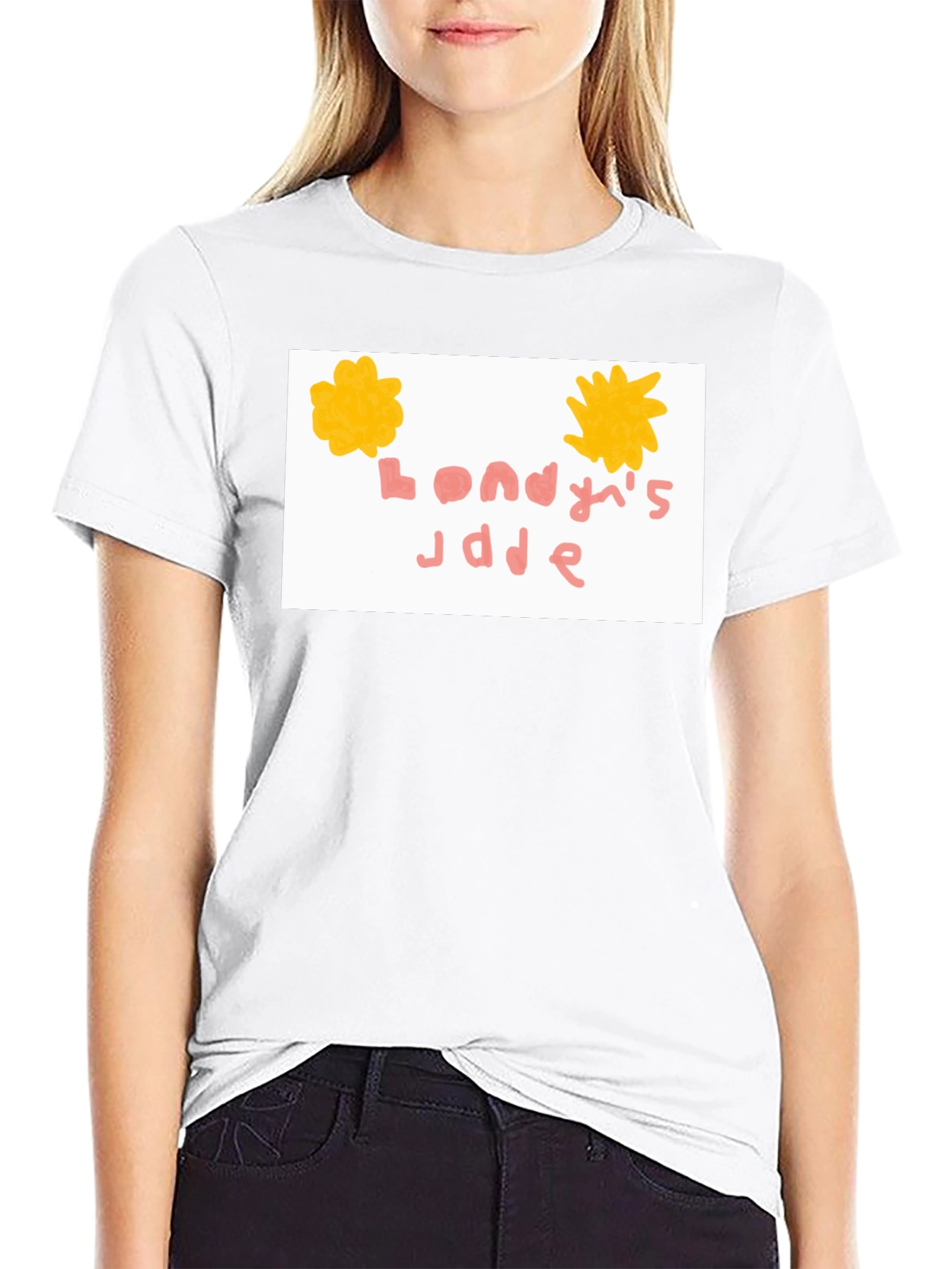 Black Unique Graphic T-Shirt - Londey's Jade view 9