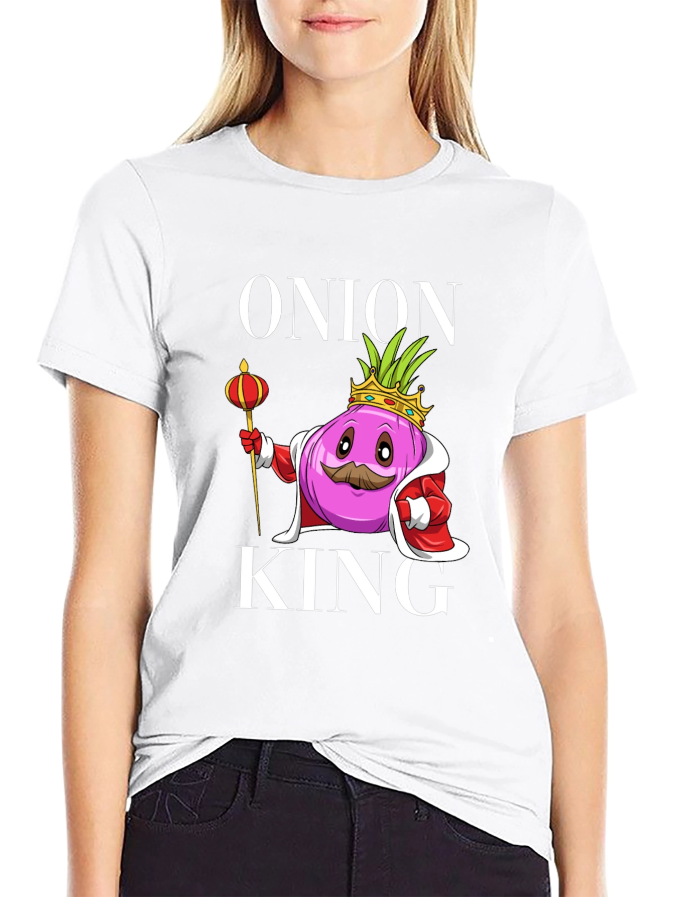 Black Onion King Graphic T-Shirt view 9