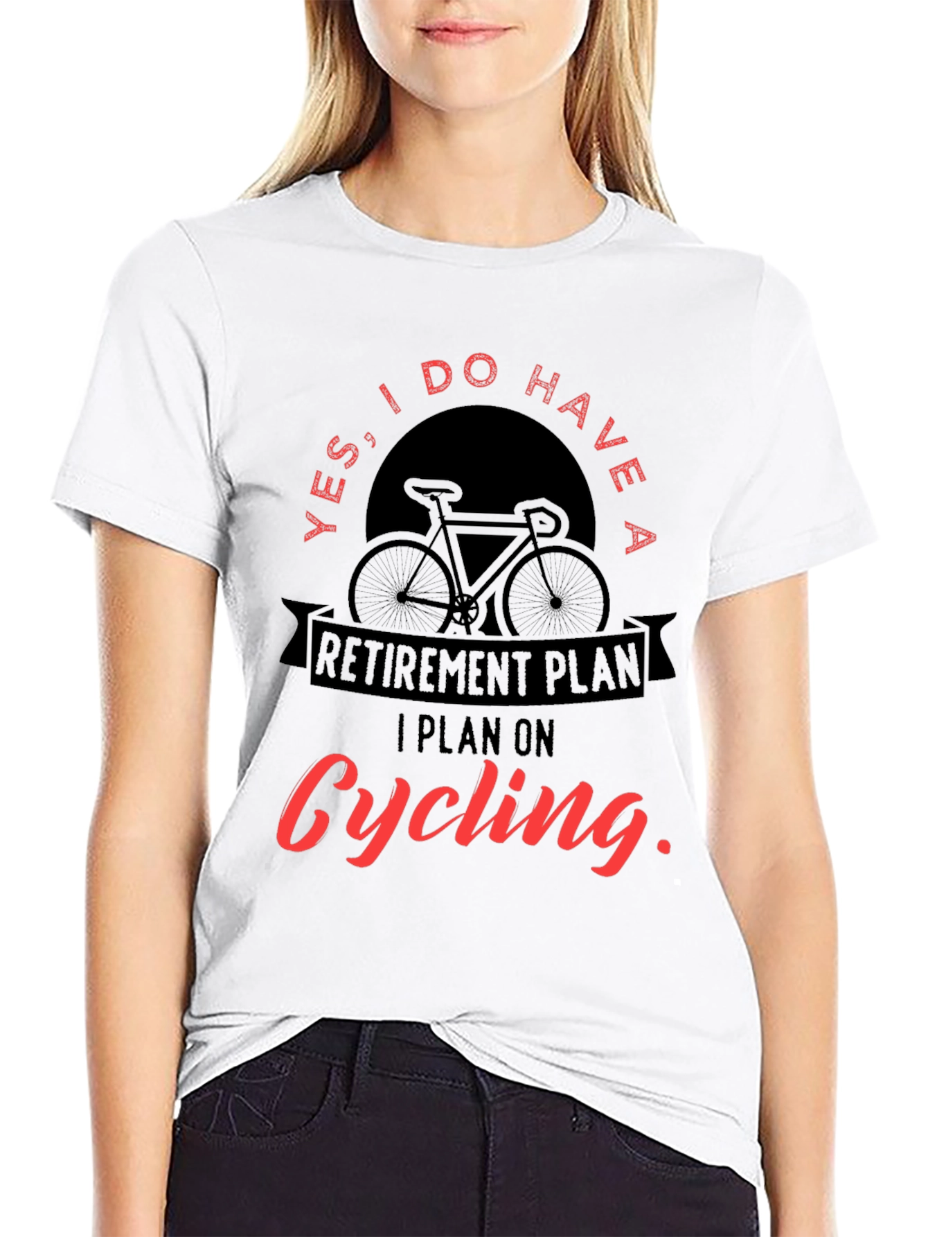 Cycling Retirement Plan Graphic T-Shirt - 9