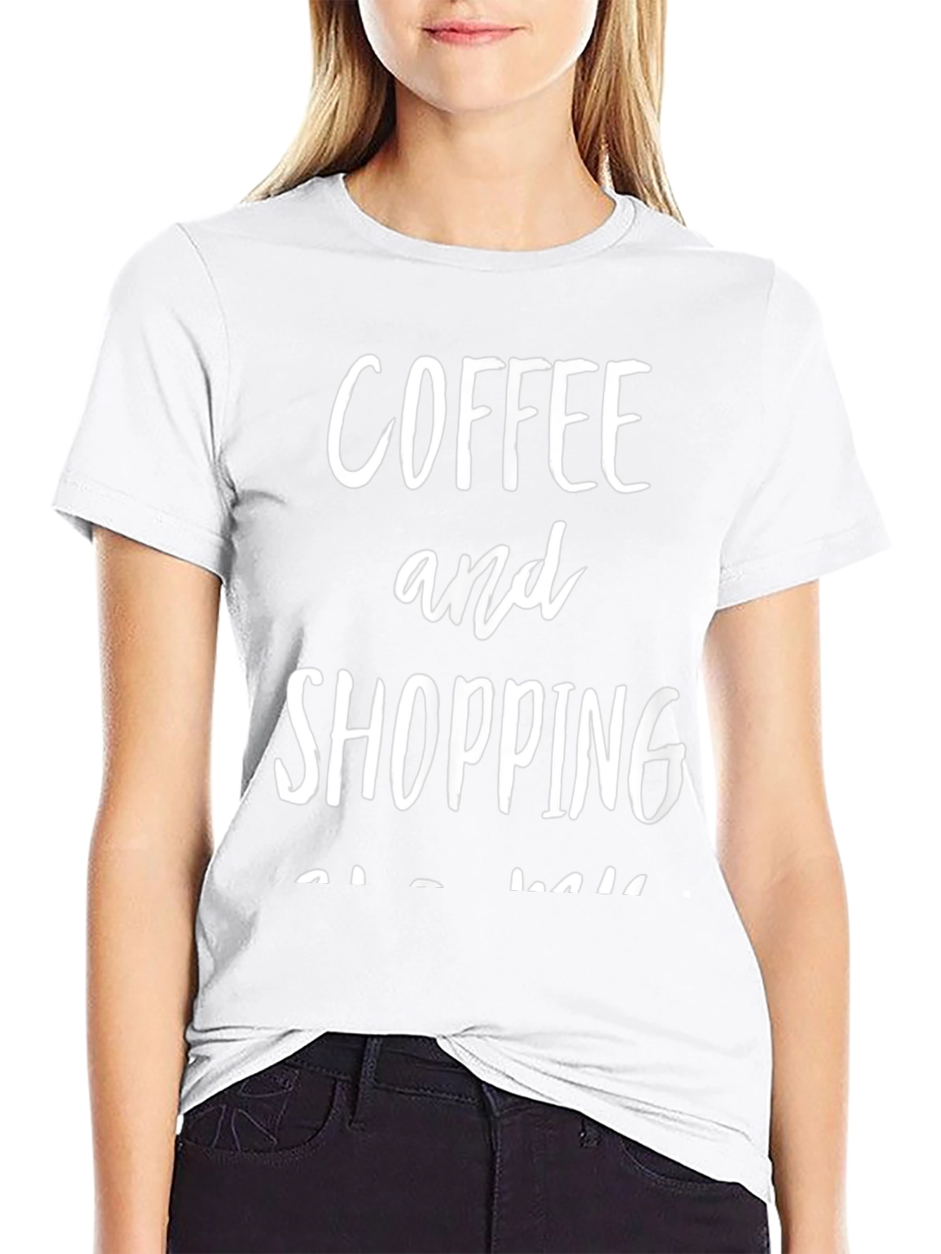 Black Coffee and Shopping T-Shirt view 9