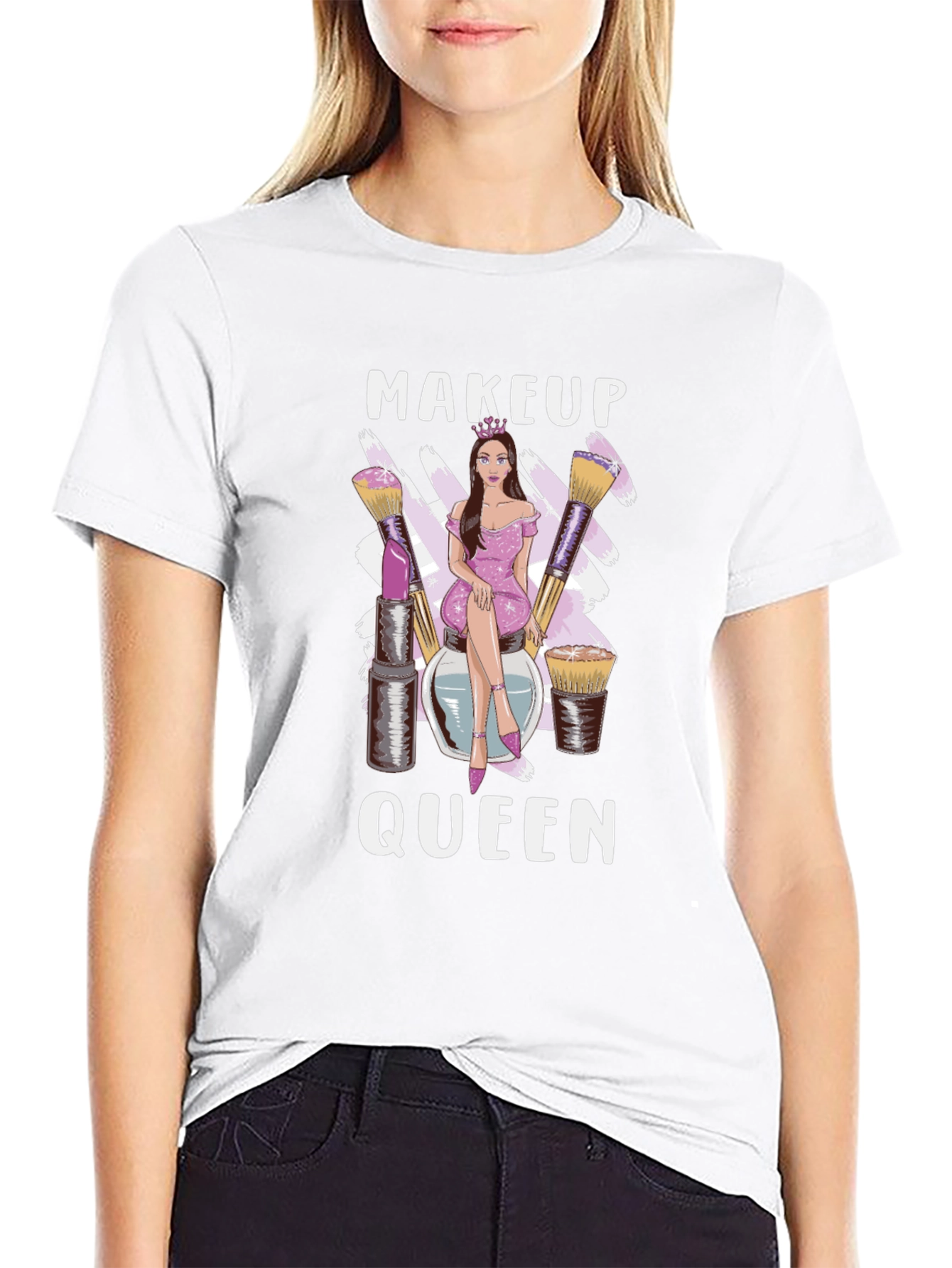 Makeup Queen Graphic T-Shirt - 9