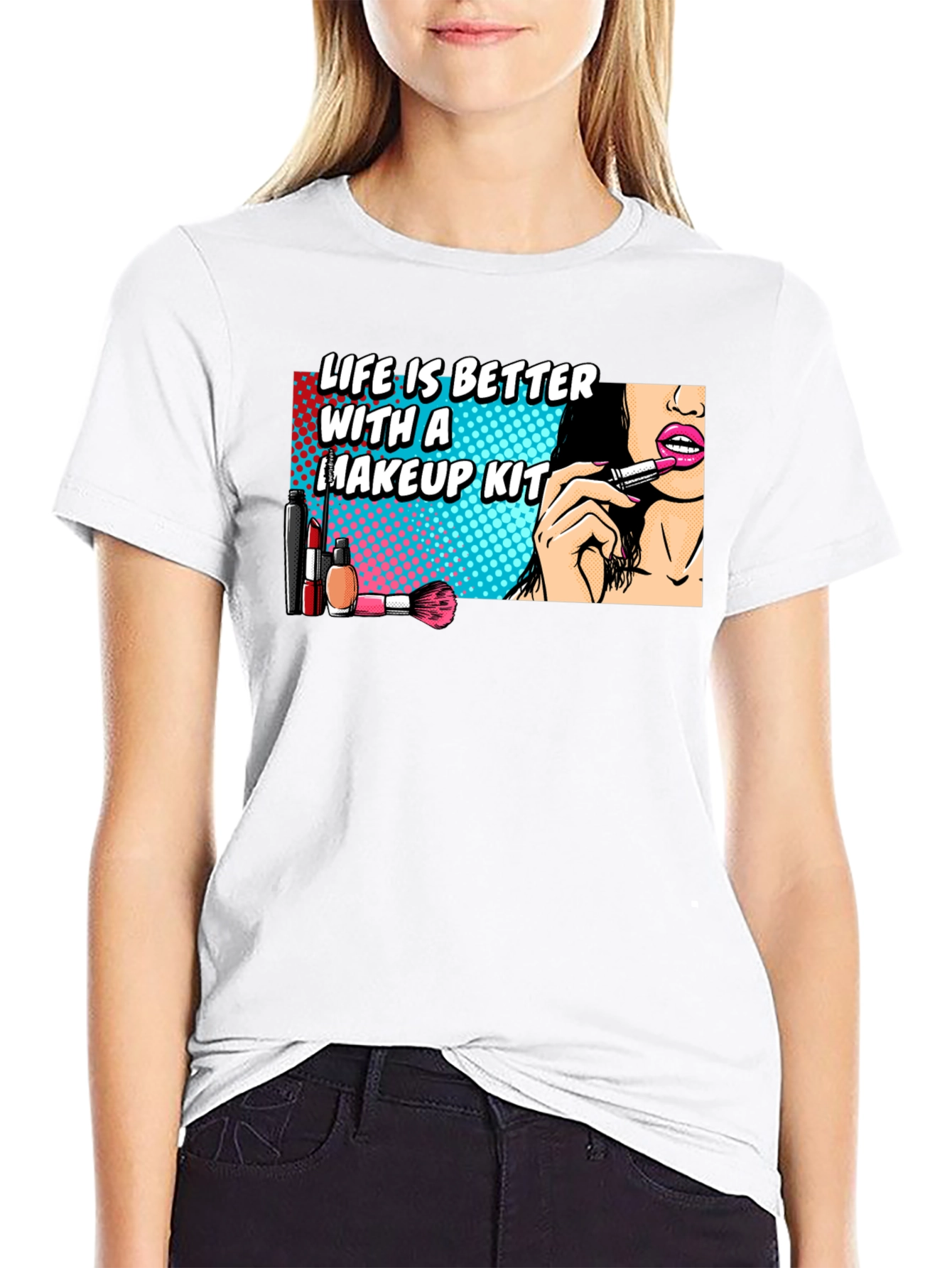 Makeup Kit T-Shirt - Life is Better With Makeup - 9