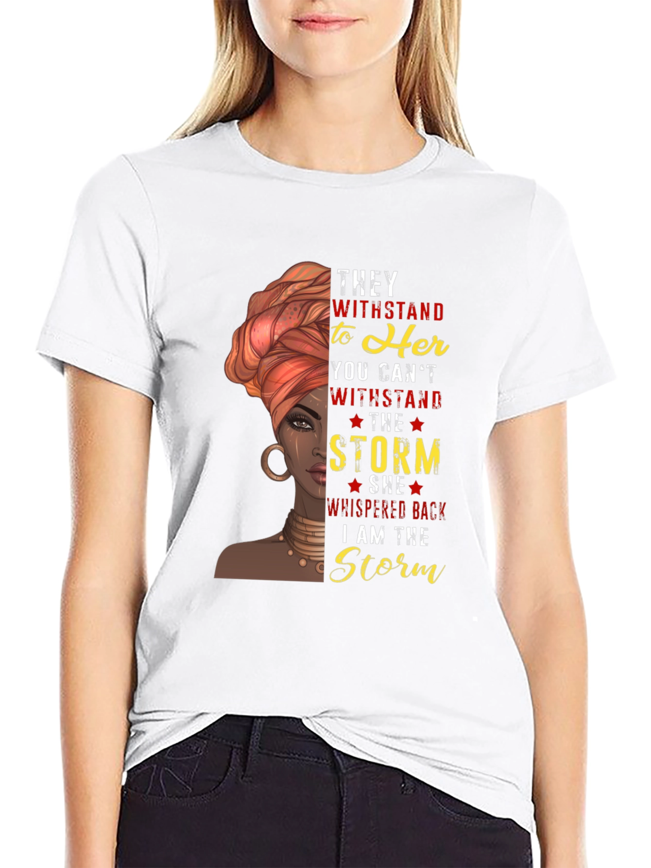 Empowered Woman Graphic T-Shirt - Stand Strong - 9