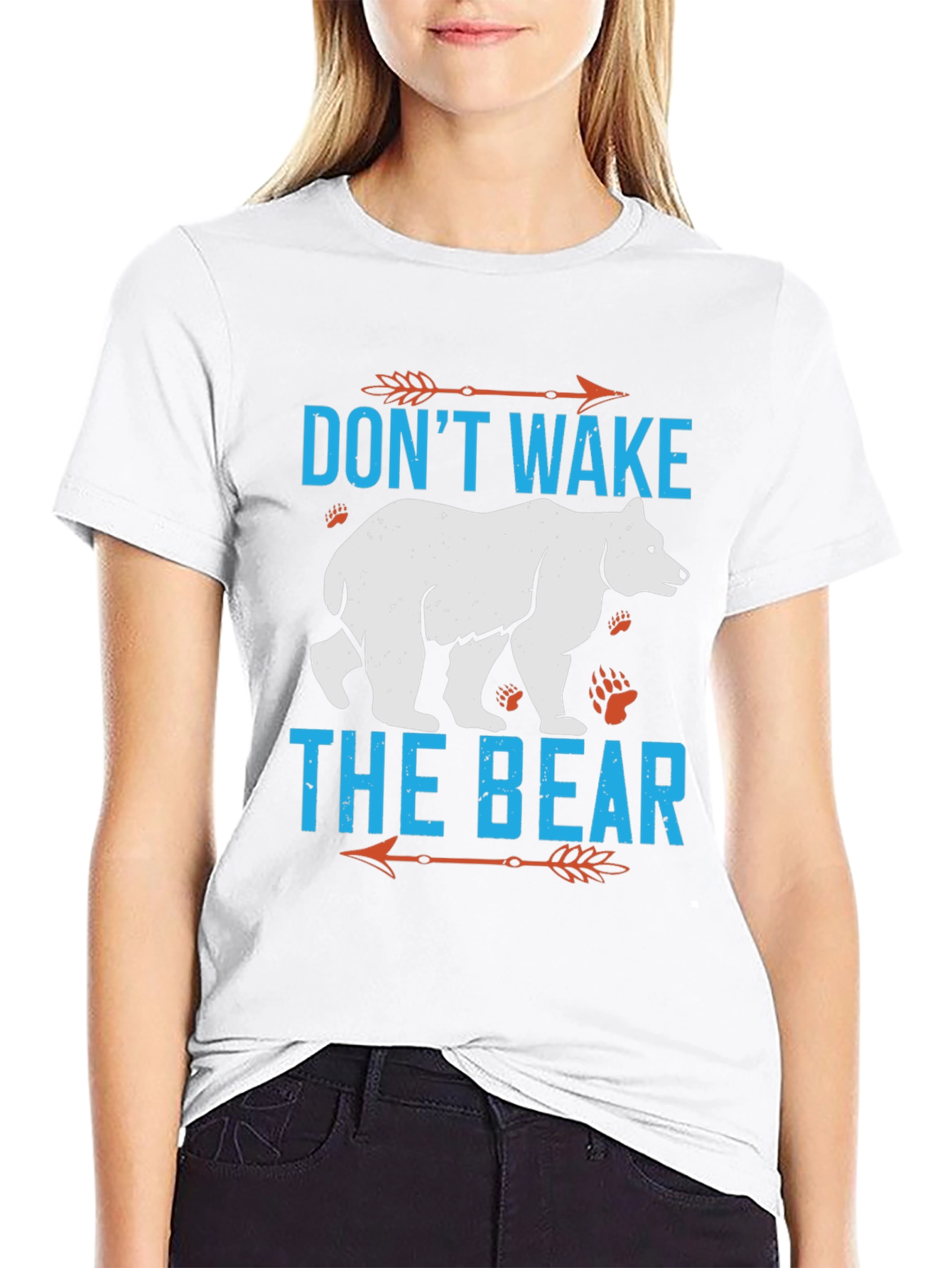 Black Don't Wake The Bear T-Shirt view 9