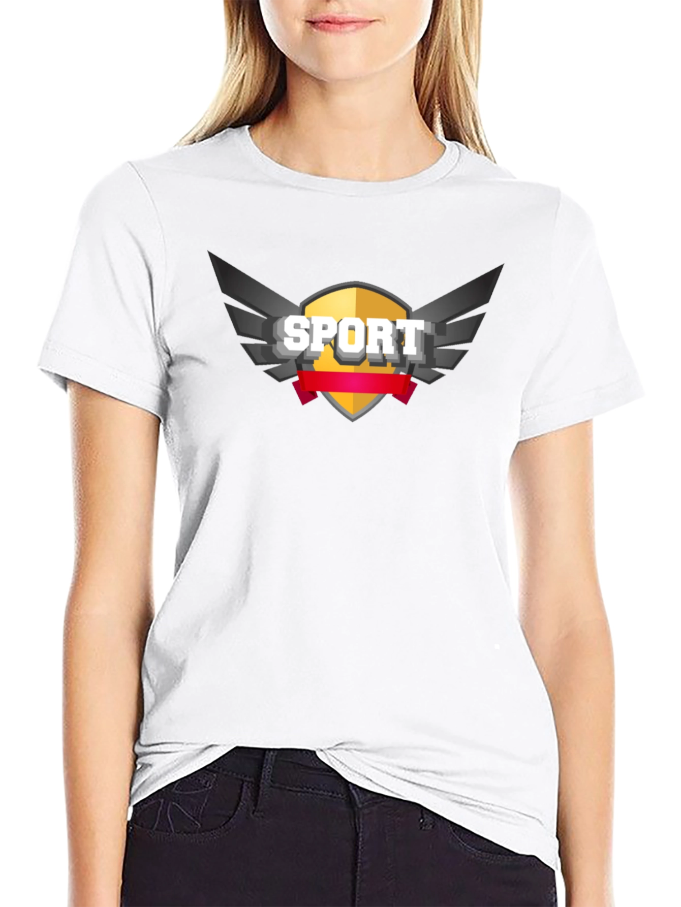 Sport Graphic Black T-Shirt - 9