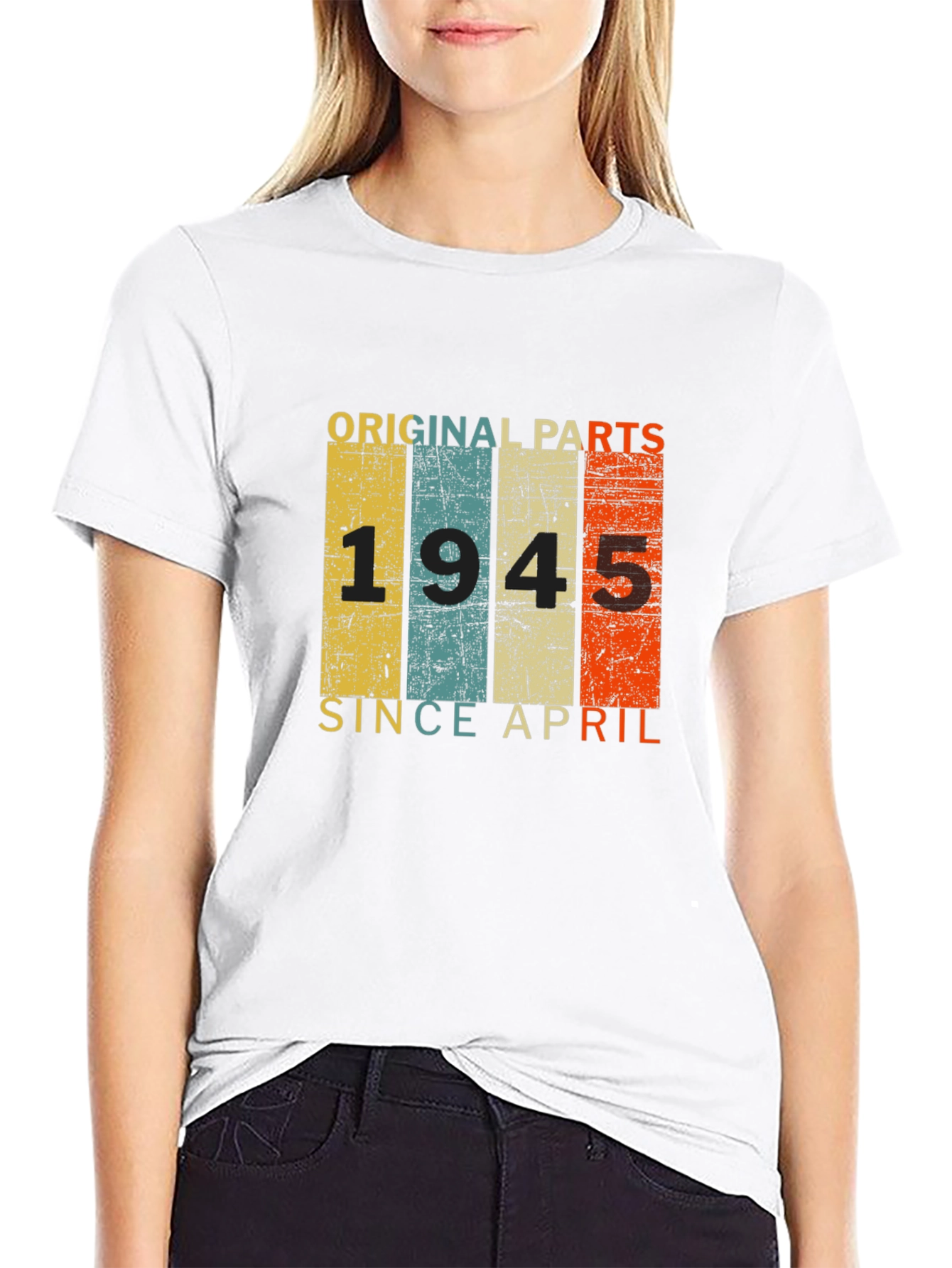 Black Original Parts 1945 Since April Graphic T-Shirt view 9