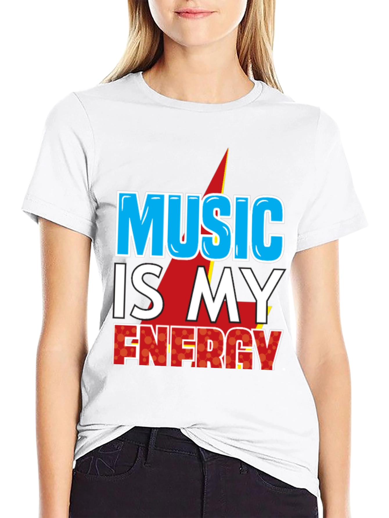Black Music is My Energy Graphic Tee - Black view 9