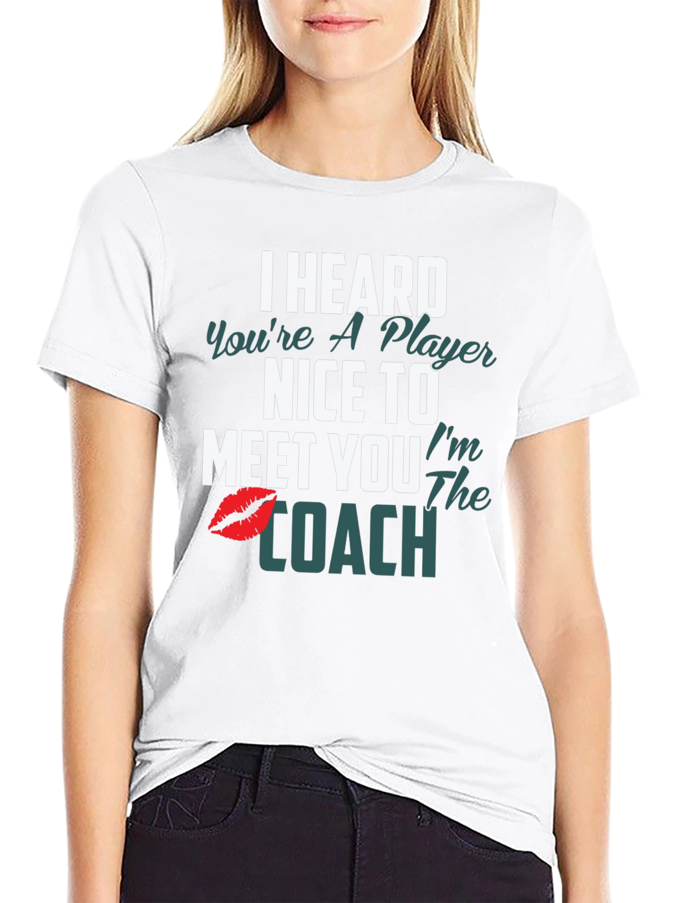 Black I Heard You're a Player T-Shirt view 9