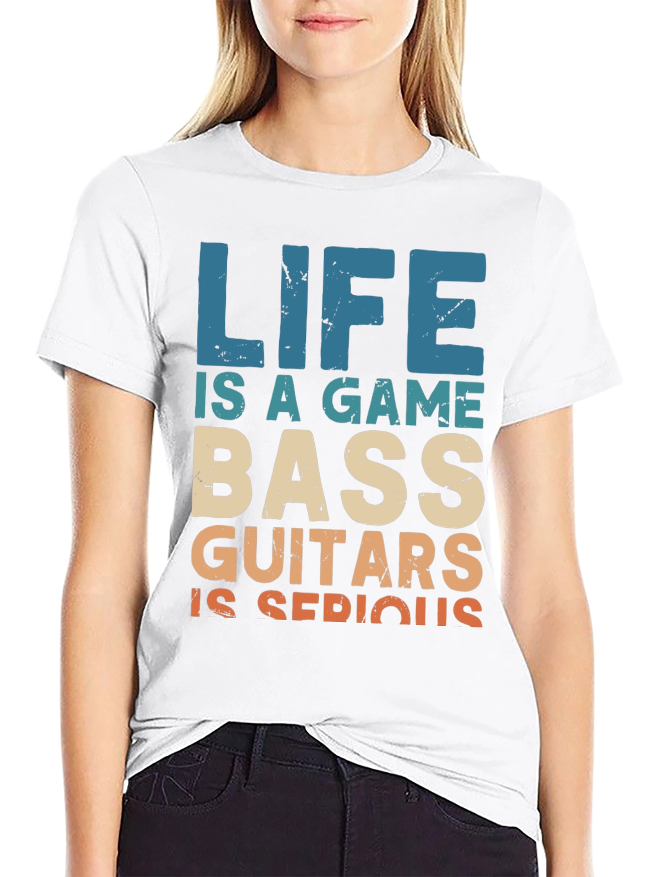 Black Bass Guitars T-Shirt: Life is a Game view 9