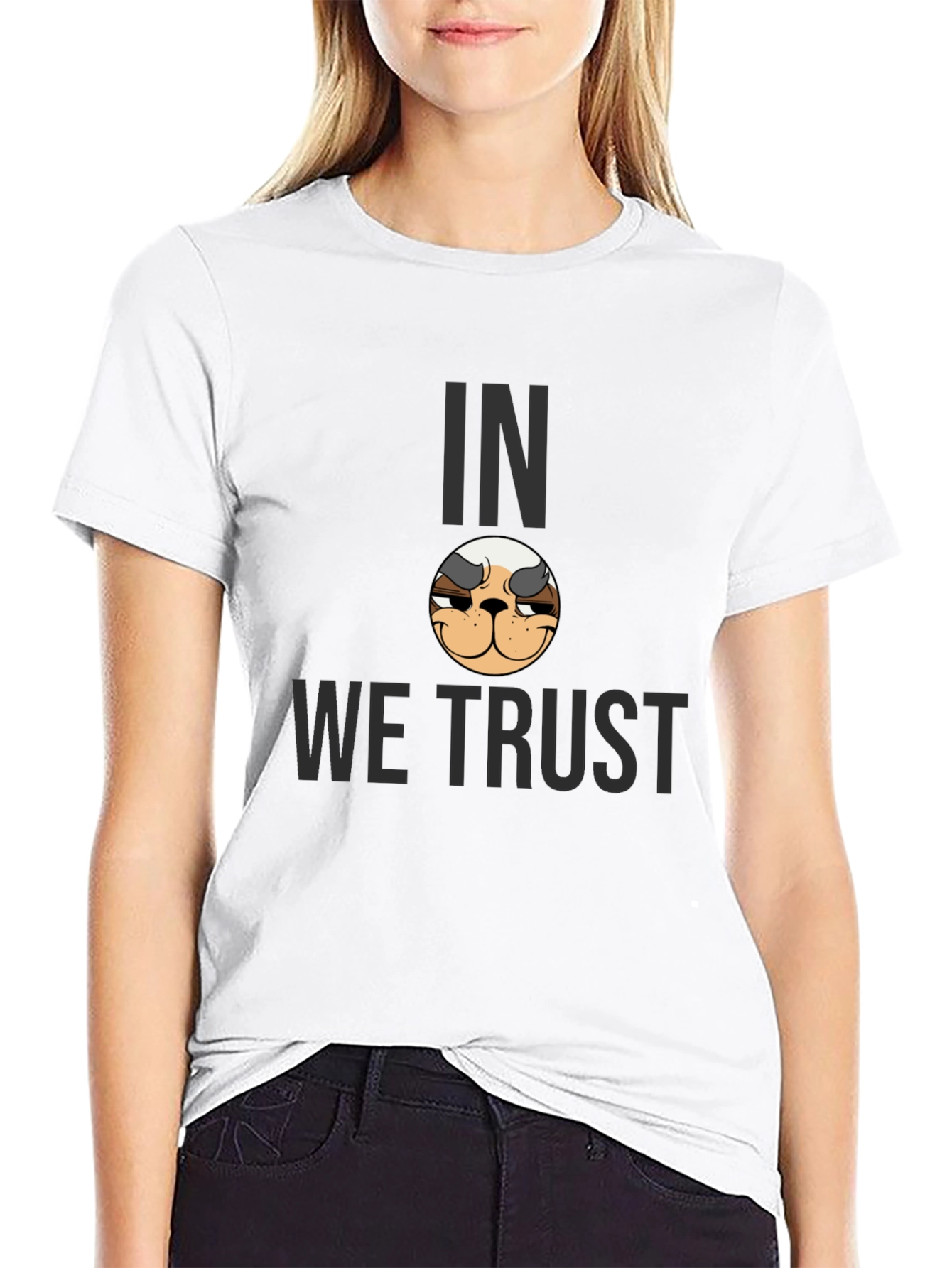Black In Doge We Trust Graphic Tee - Black view 9