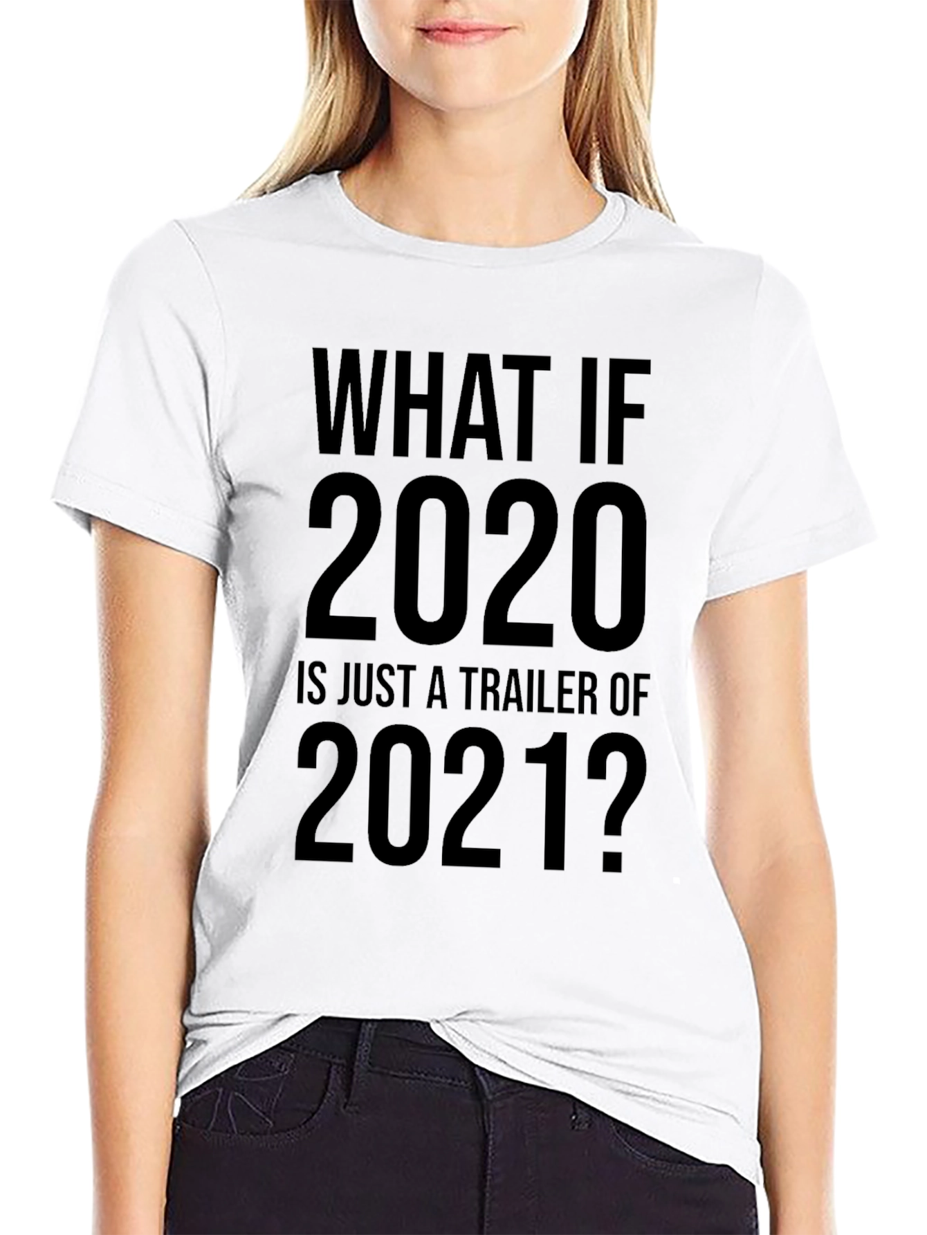 Black Funny 2020 Trailer 2021 Graphic T-Shirt view 9
