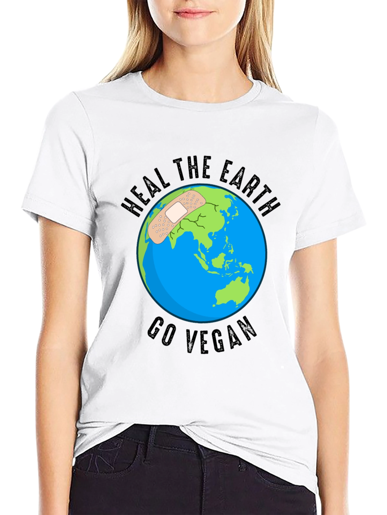 Heal the Earth Go Vegan T-Shirt - 9