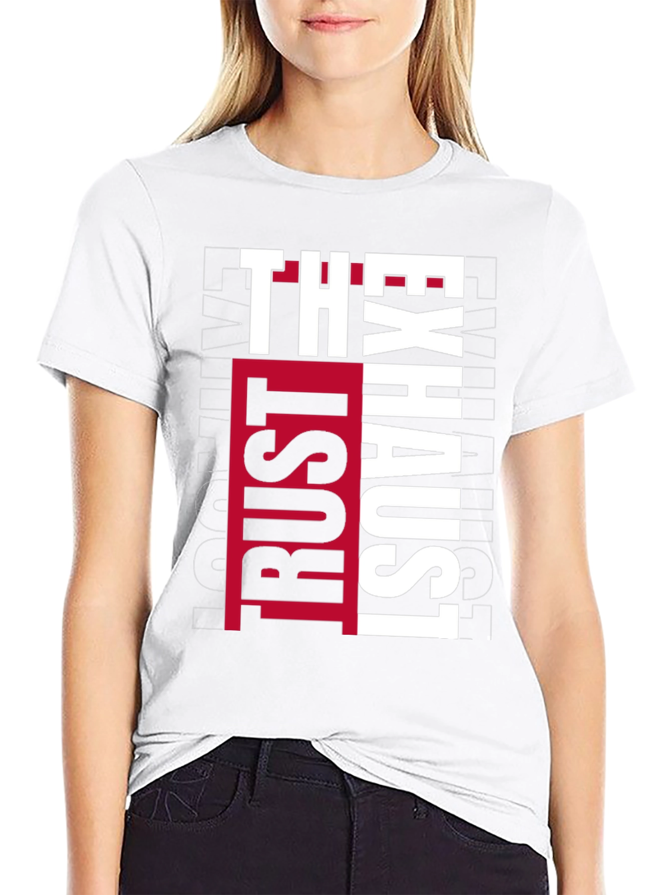 Black The Rust Exhaust T-Shirt - Bold Graphic Tee view 9