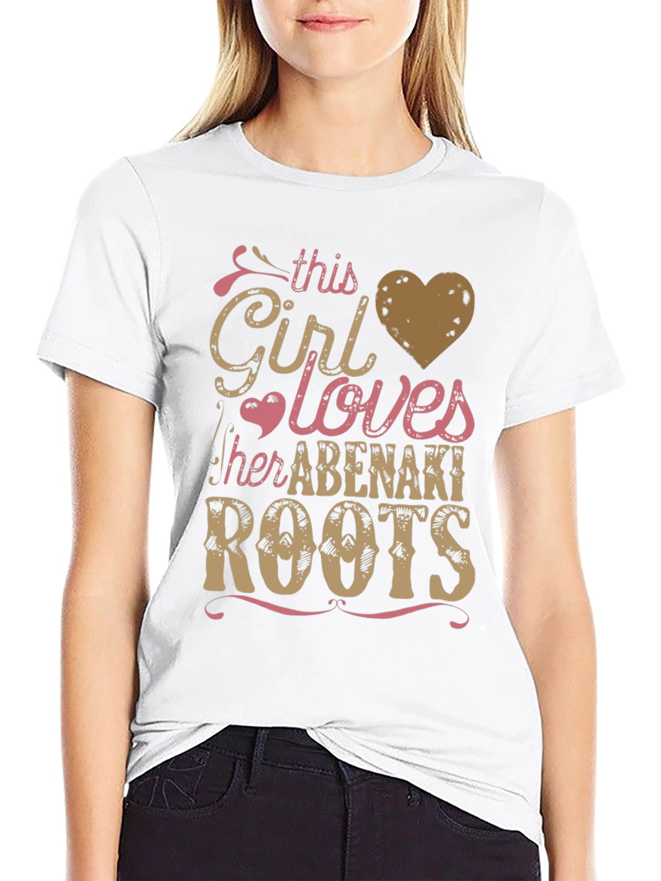 Abenaki Roots Girl's T-Shirt - 9