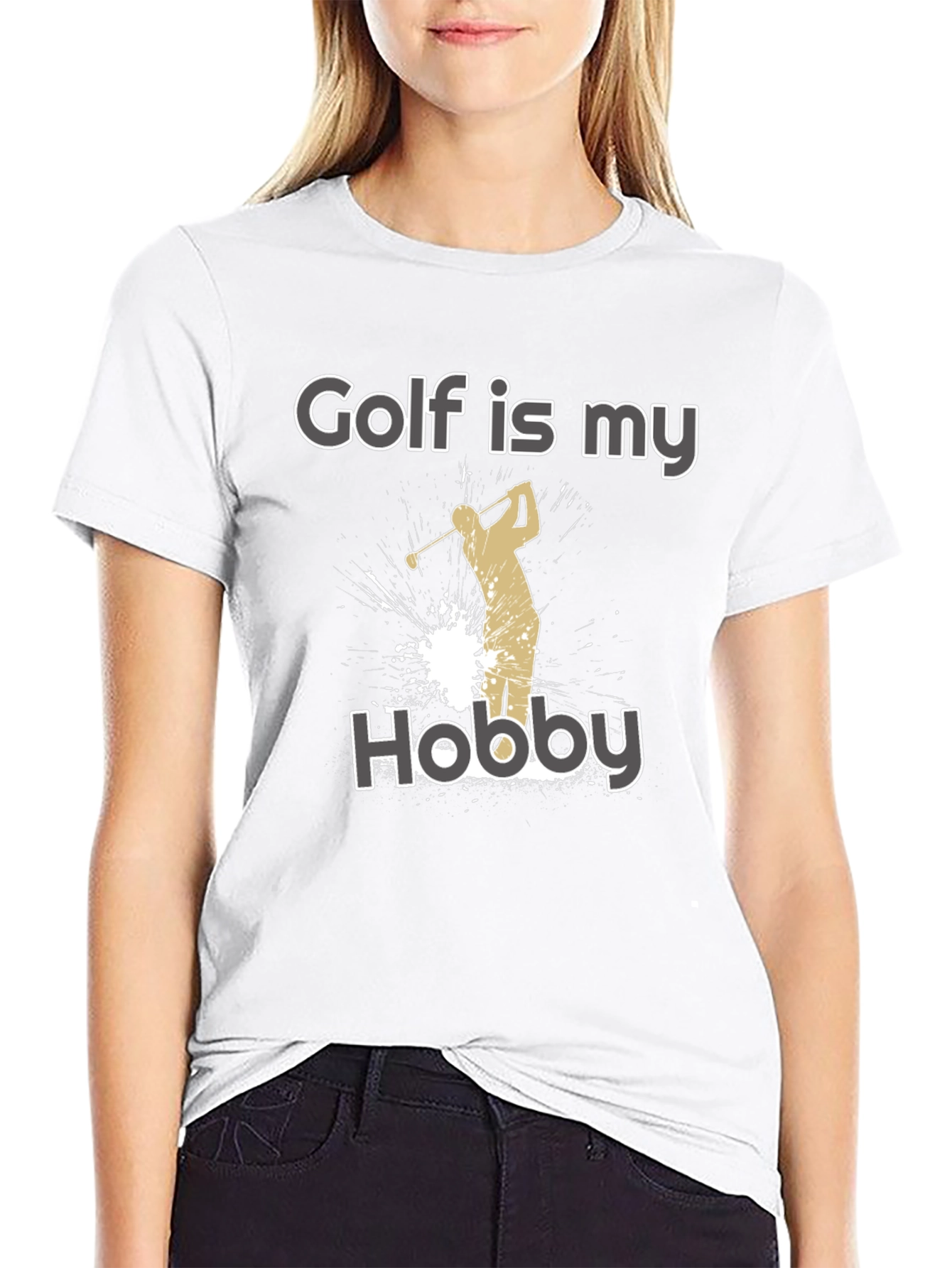 Black Golf is My Hobby Tee - Golfer's Favorite Shirt view 9