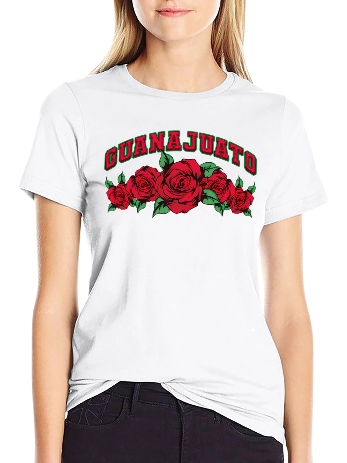 Guanajuato Roses Graphic Tee - Black - 9