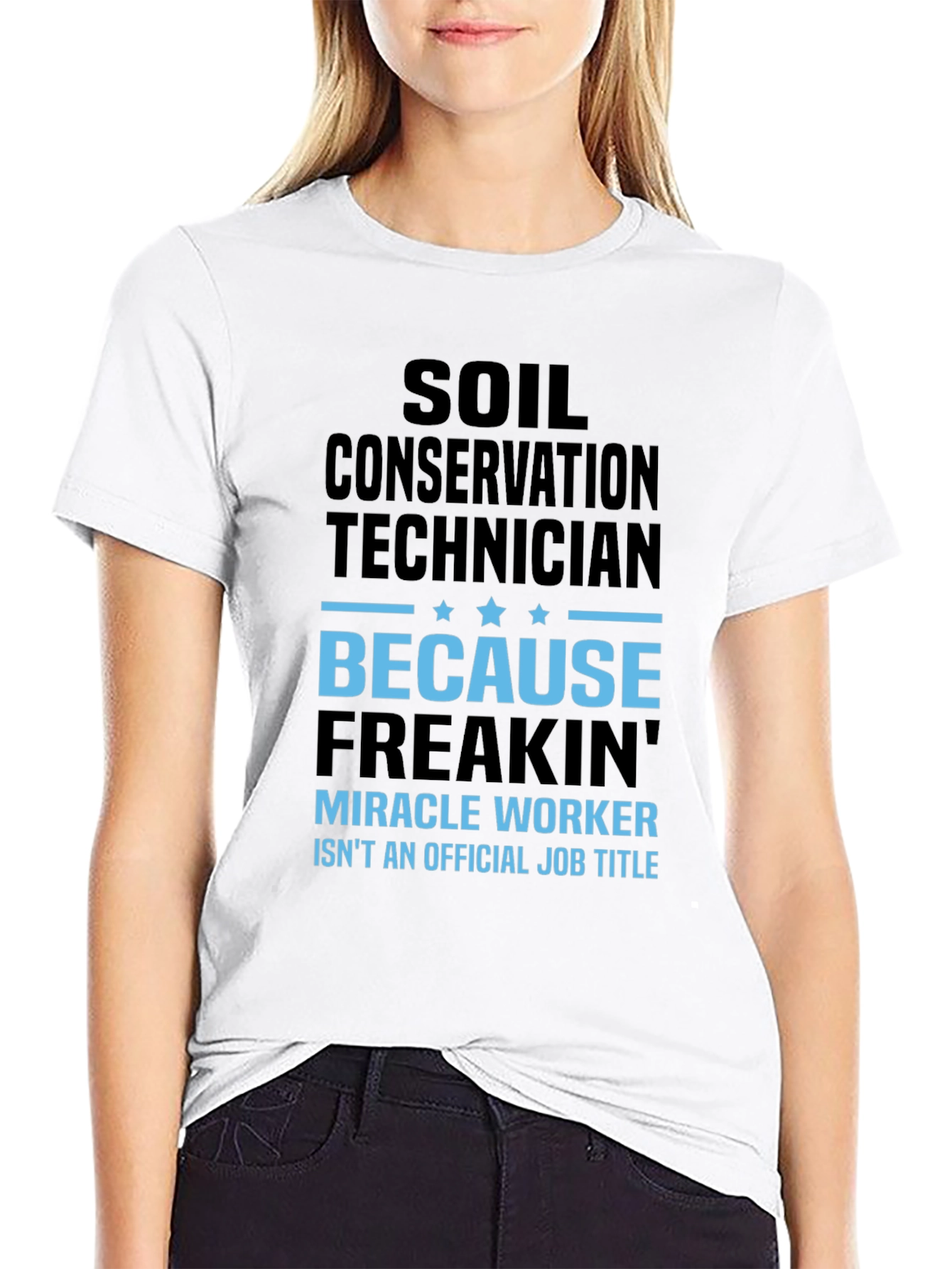Black Soil Conservation Technician T-Shirt - Miracle Worker view 9