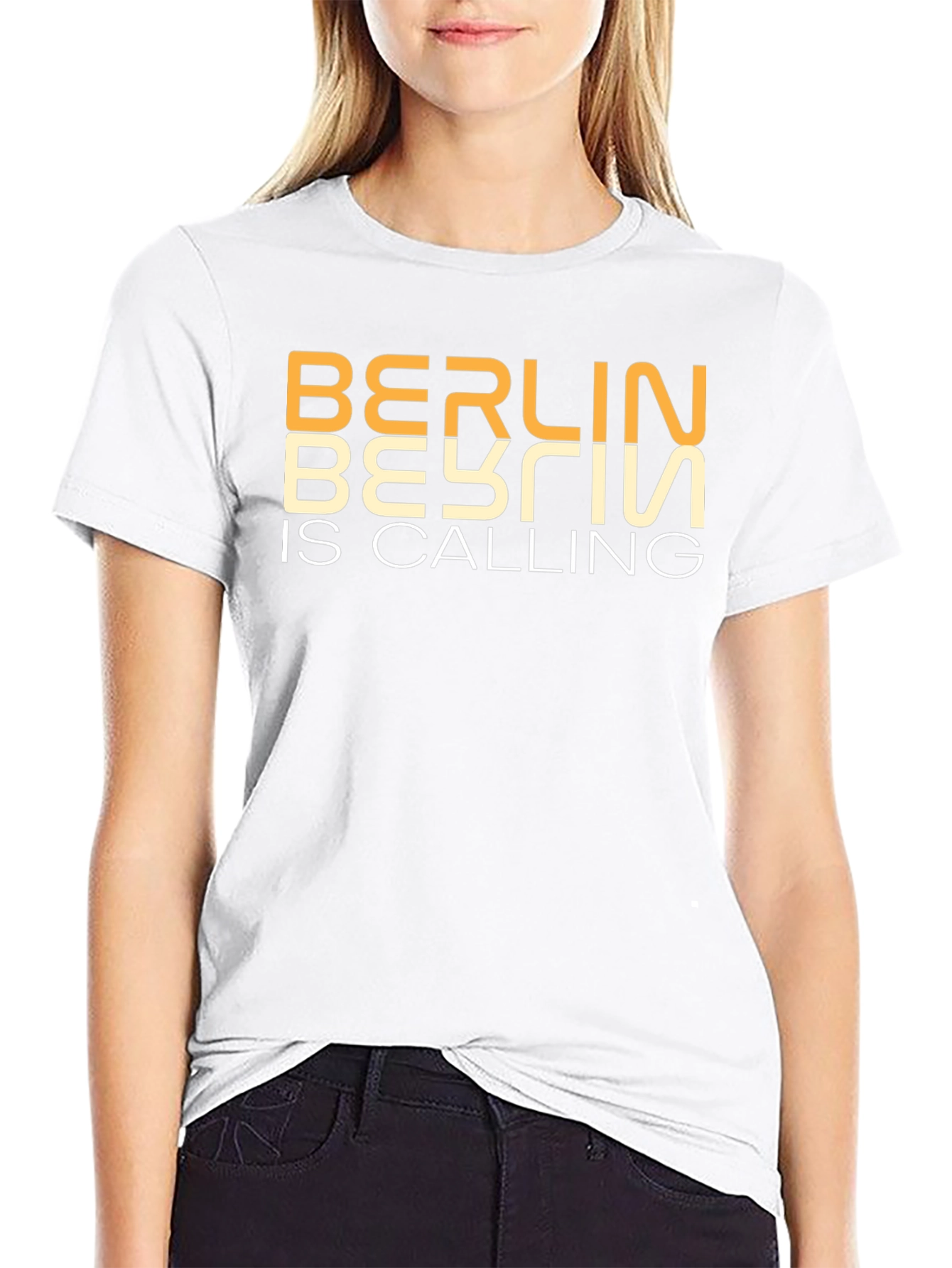 Black Berlin is Calling Graphic Tee - Retro Style view 9