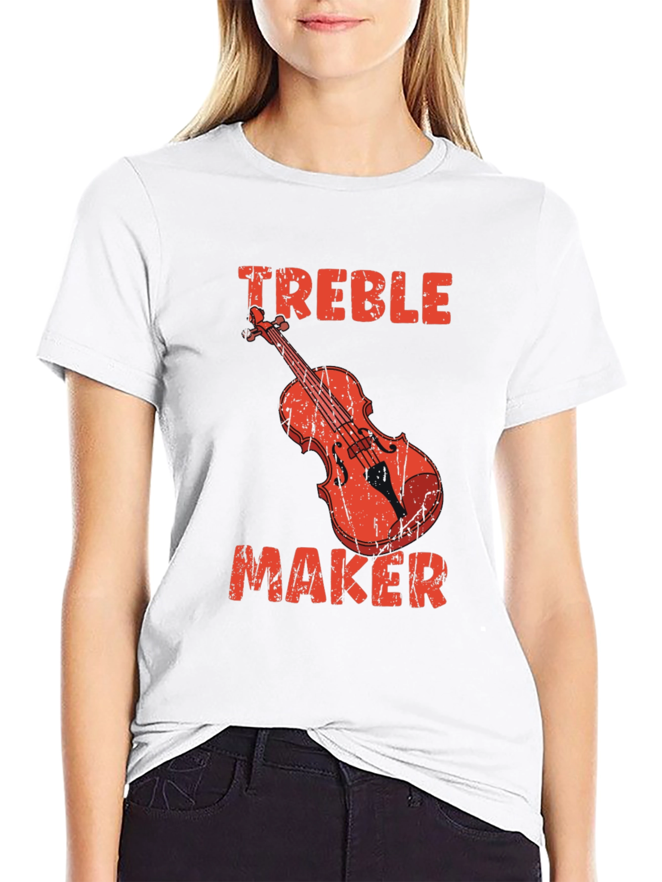 Black Treble Maker Graphic Tee - Musician T-Shirt view 9