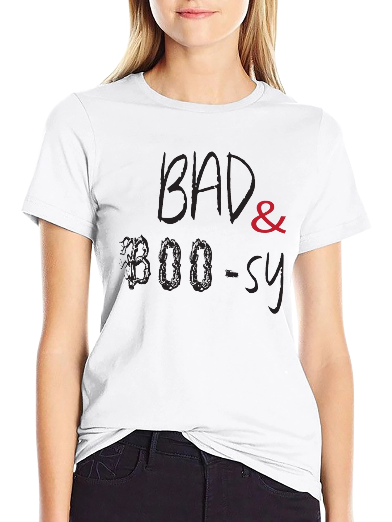 Black Bad & Boosy Graphic T-Shirt view 9