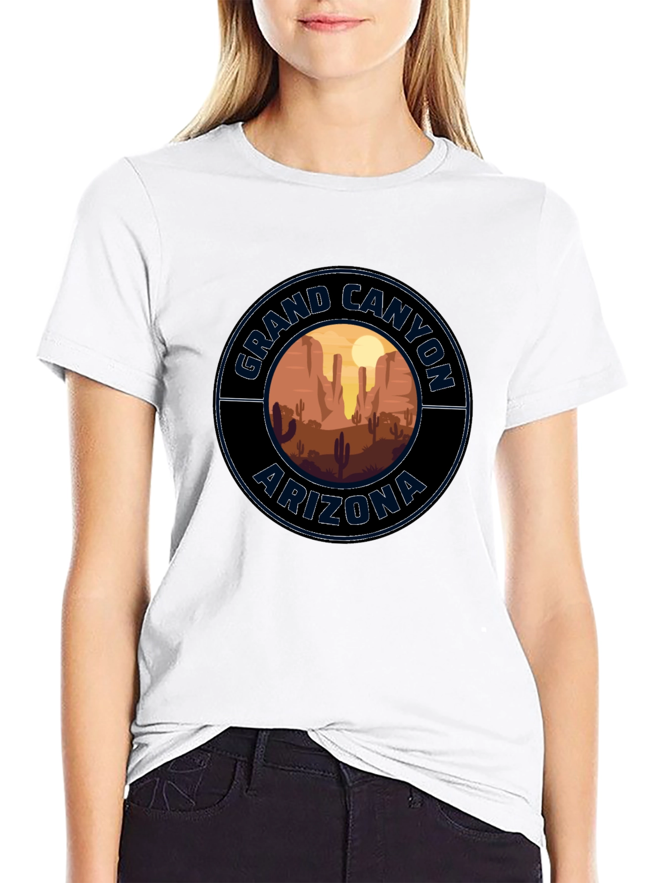 Black Grand Canyon Arizona Graphic Tee view 9