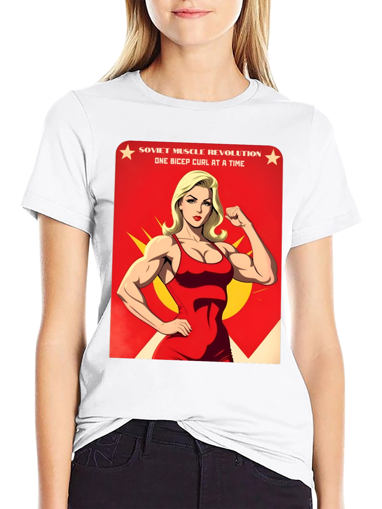 Soviet Muscle Revolution Graphic T-Shirt - 9