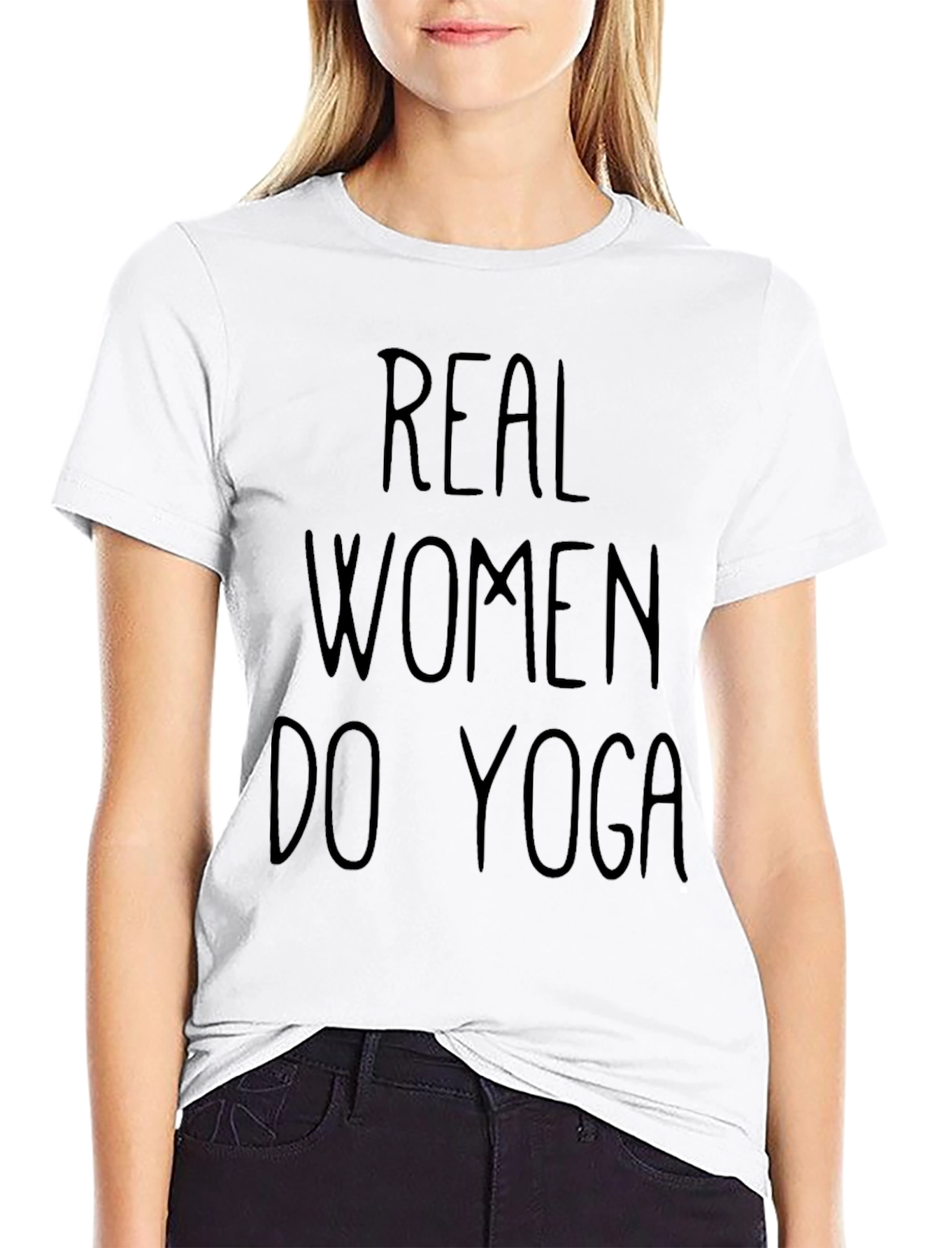 Real Women Do Yoga Graphic T-Shirt - 9