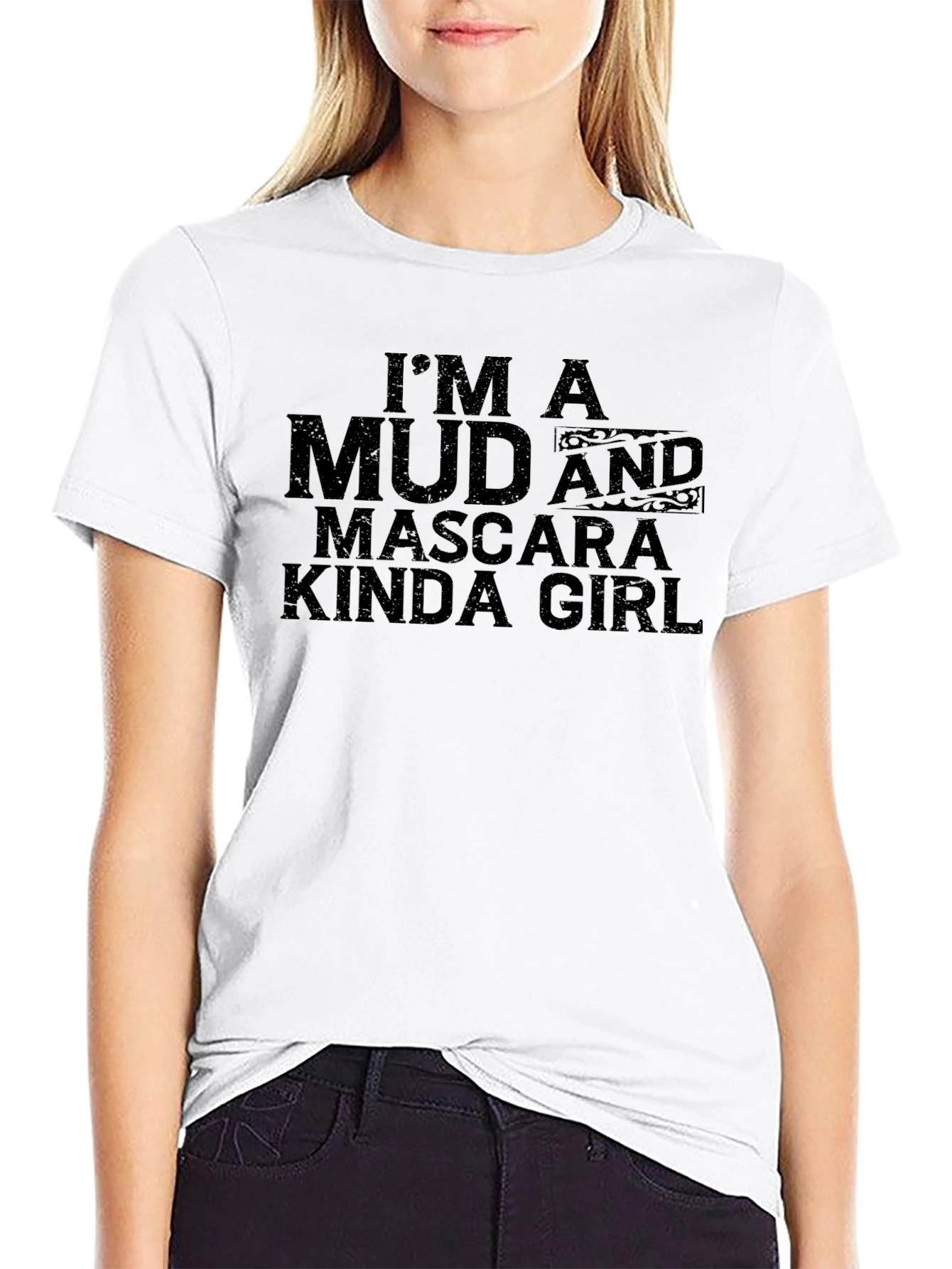 Black Mud and Mascara Kinda Girl Black T-Shirt view 9
