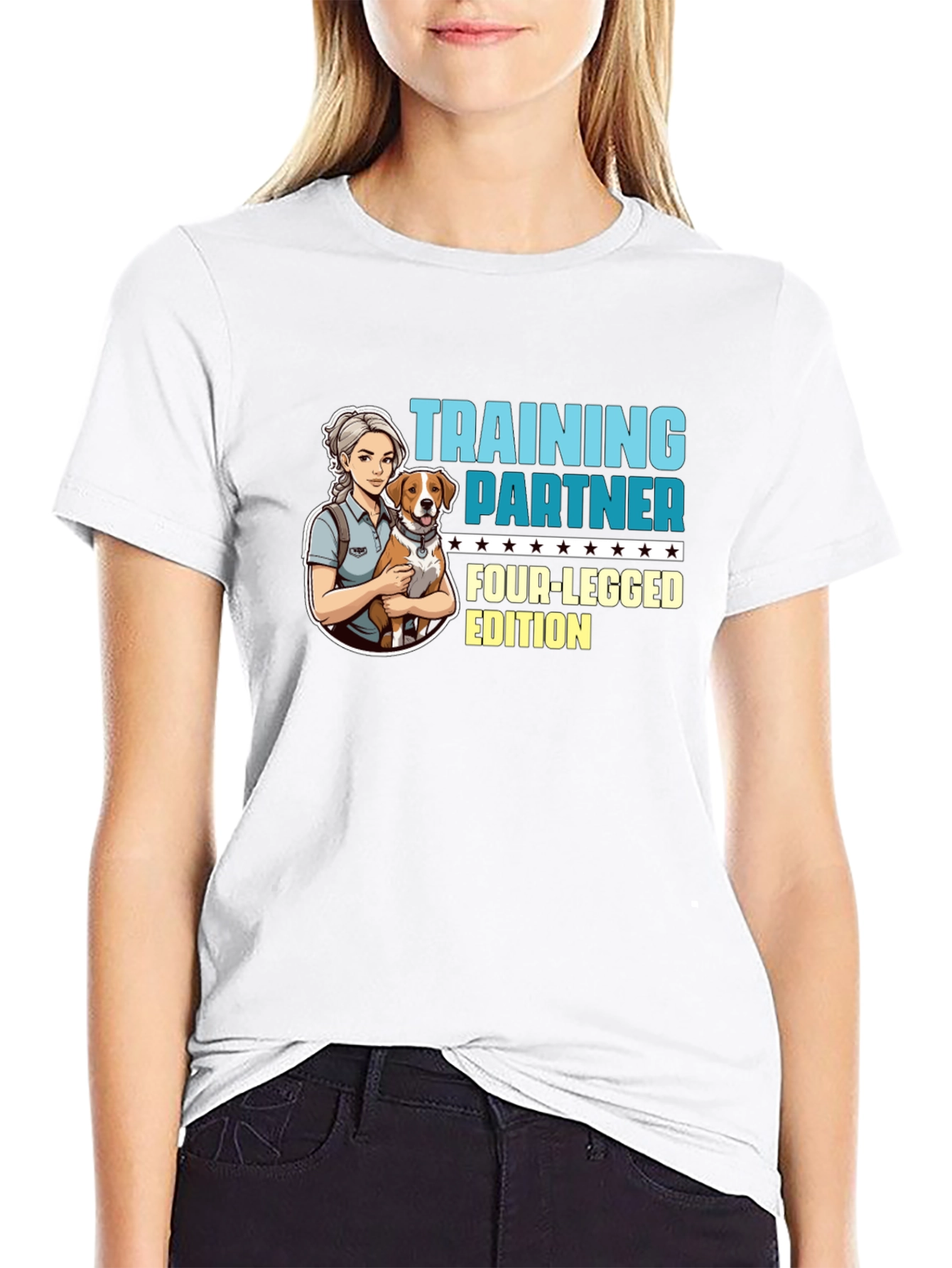Black Training Partner Four-Legged Edition T-Shirt view 9