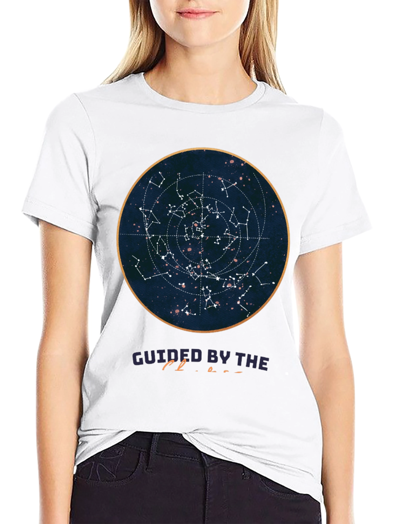 Black Celestial Constellation T-Shirt view 9