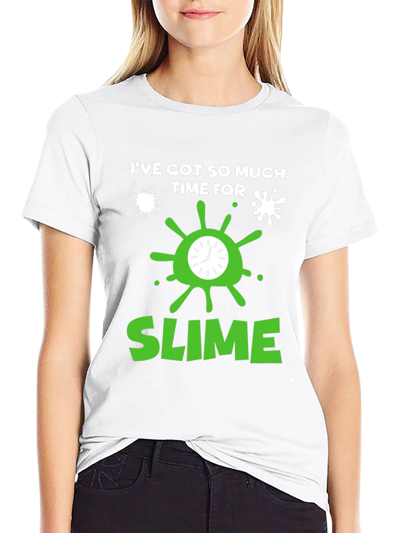 Black Time for Slime Black Graphic Tee view 9