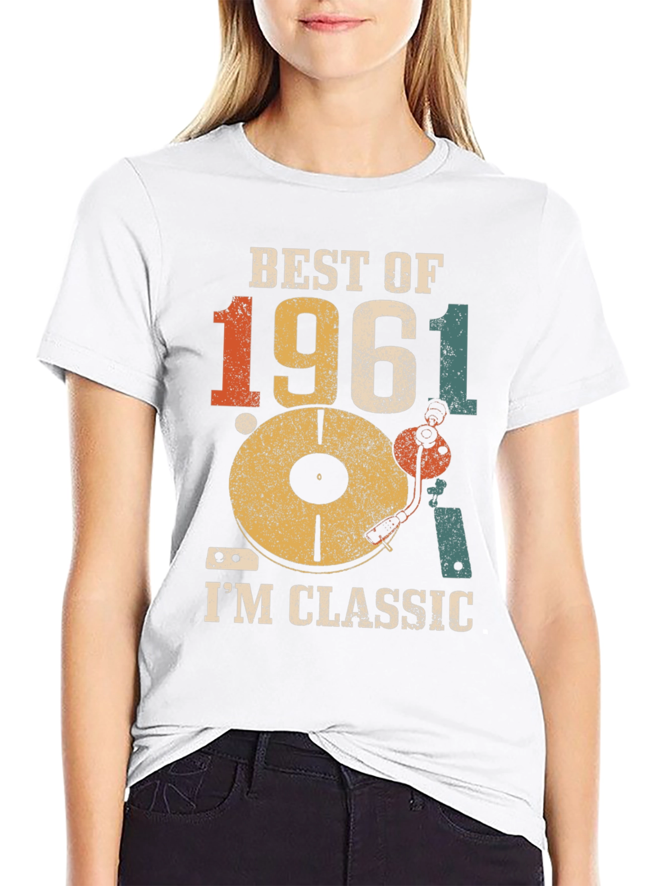 Black Best of 1961 Classic Graphic T-Shirt view 9