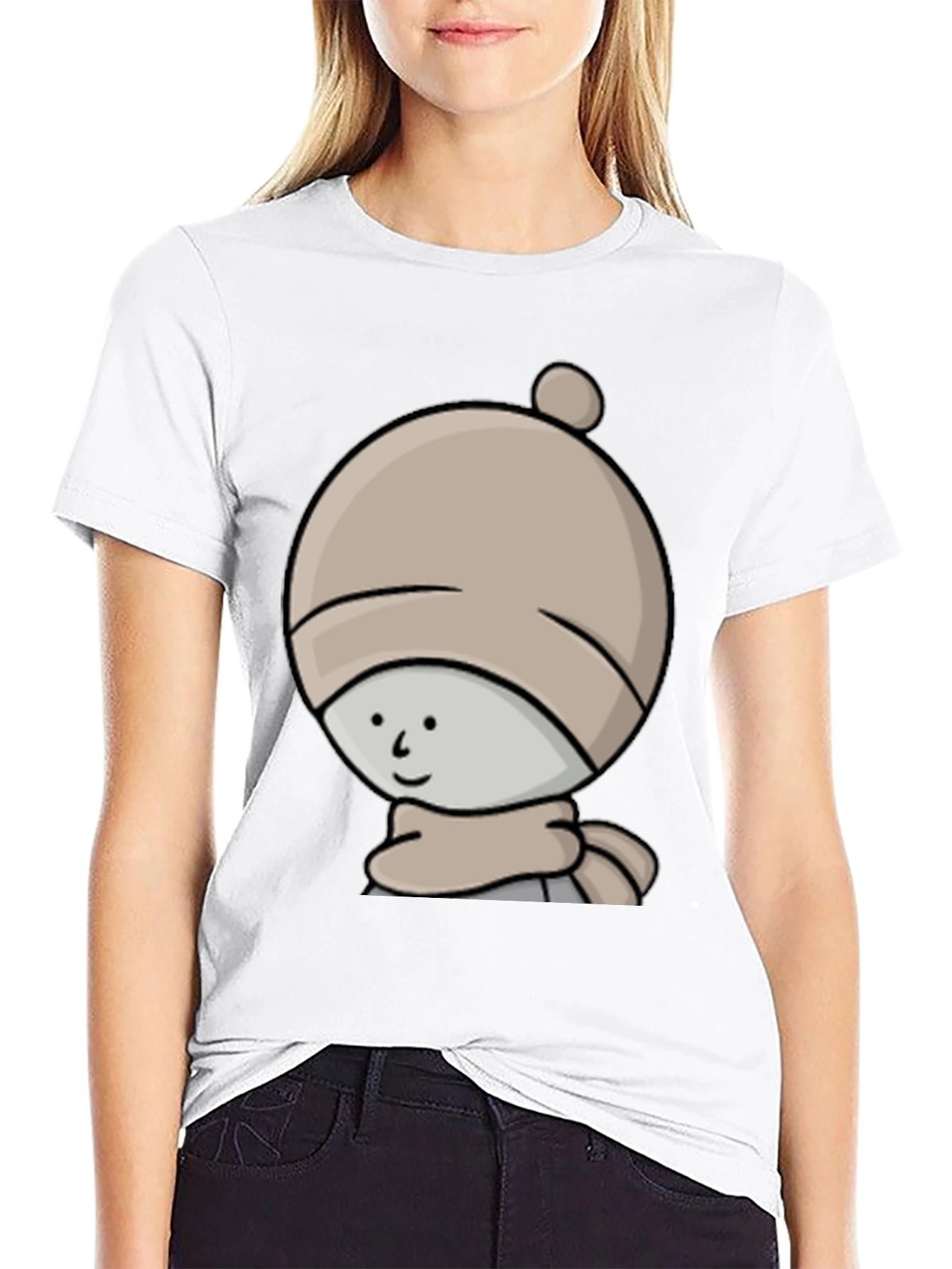 Cartoon Character Graphic Tee - 9